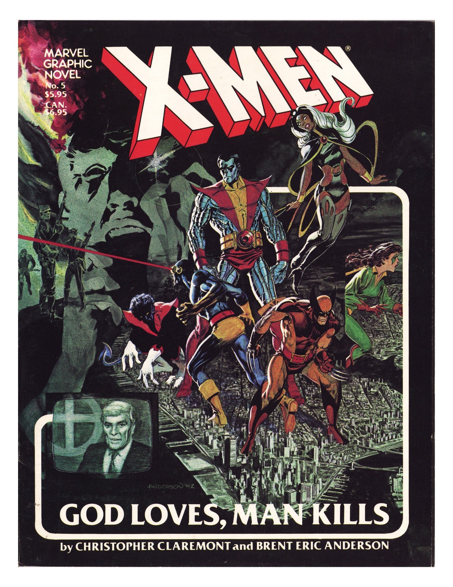 Marvel Graphic Novel 5 Low Grade X-Men: God Loves, Man Kills (1982) 