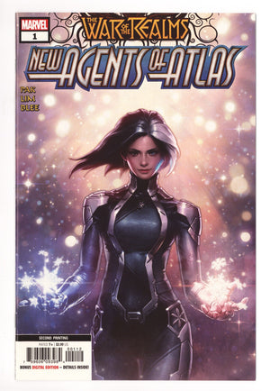War of the Realms: New Agents of Atlas   1  NM- (9.2)   (2019)     2nd Print