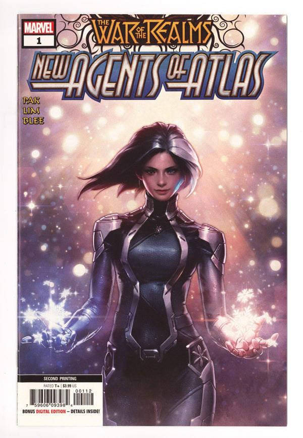 War of the Realms: New Agents of Atlas 1 NM- (9.2) (2019) 2nd Print