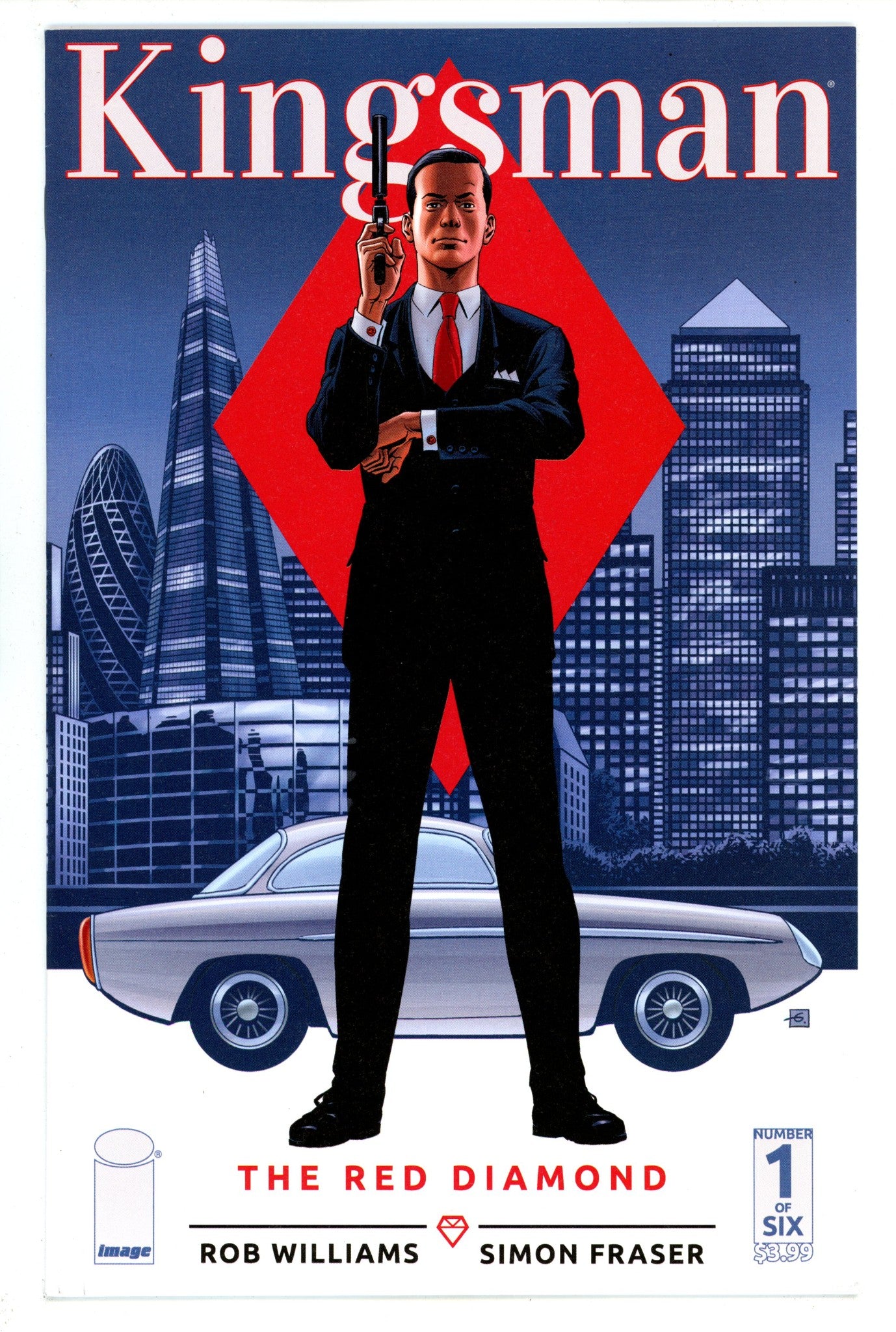 Kingsman: The Red Diamond 1 High Grade (2017) Gibbons Variant 