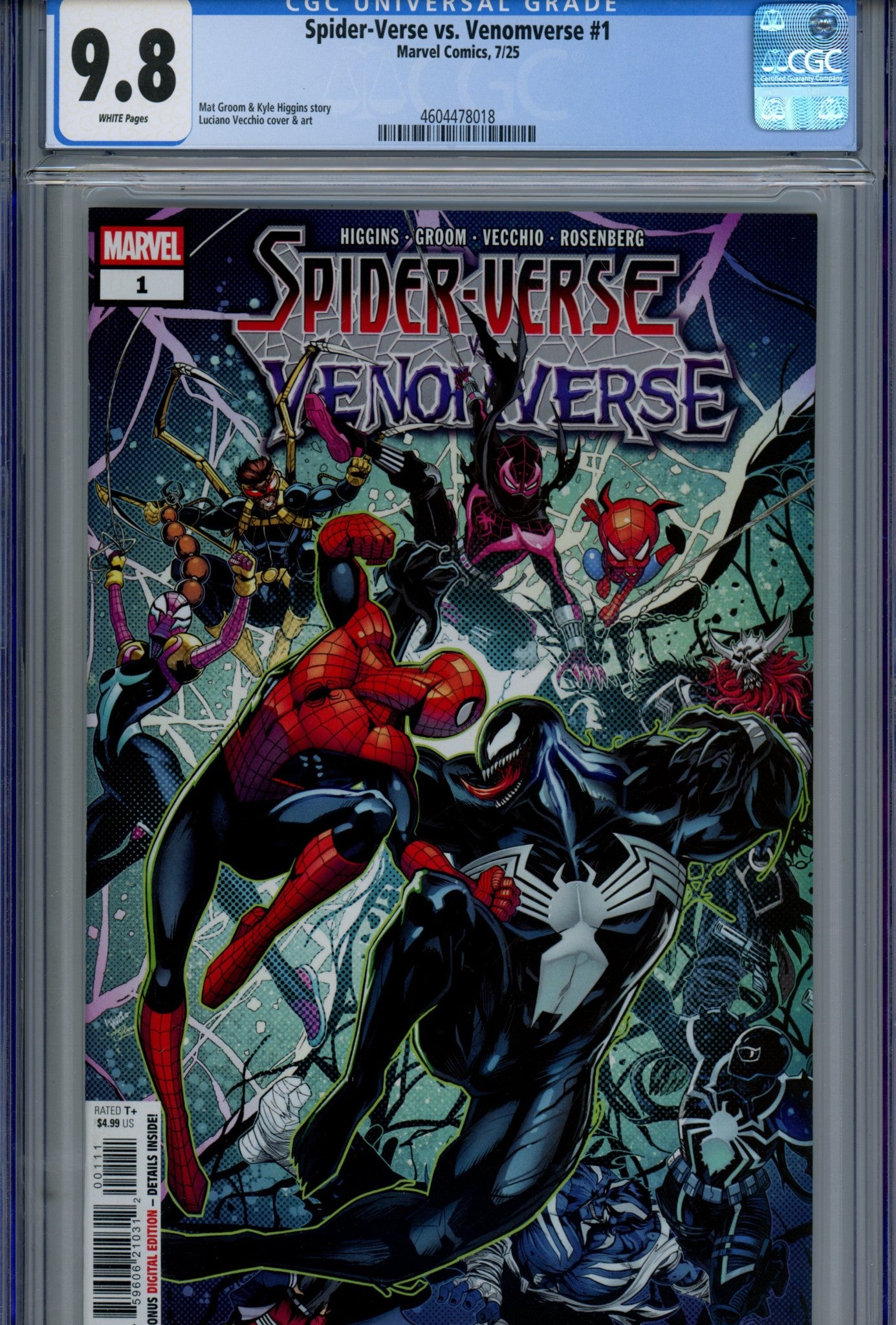 Spider-Verse vs. Venomverse 1 CGC 9.8 (NM/M) (2025) 