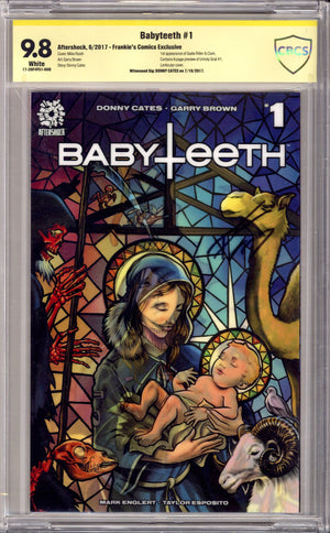 Babyteeth 1 CBCS 9.8 (NM/M) (2017) Rooth Lenticular Exclusive Variant Signed x1 Cover Donny Cates