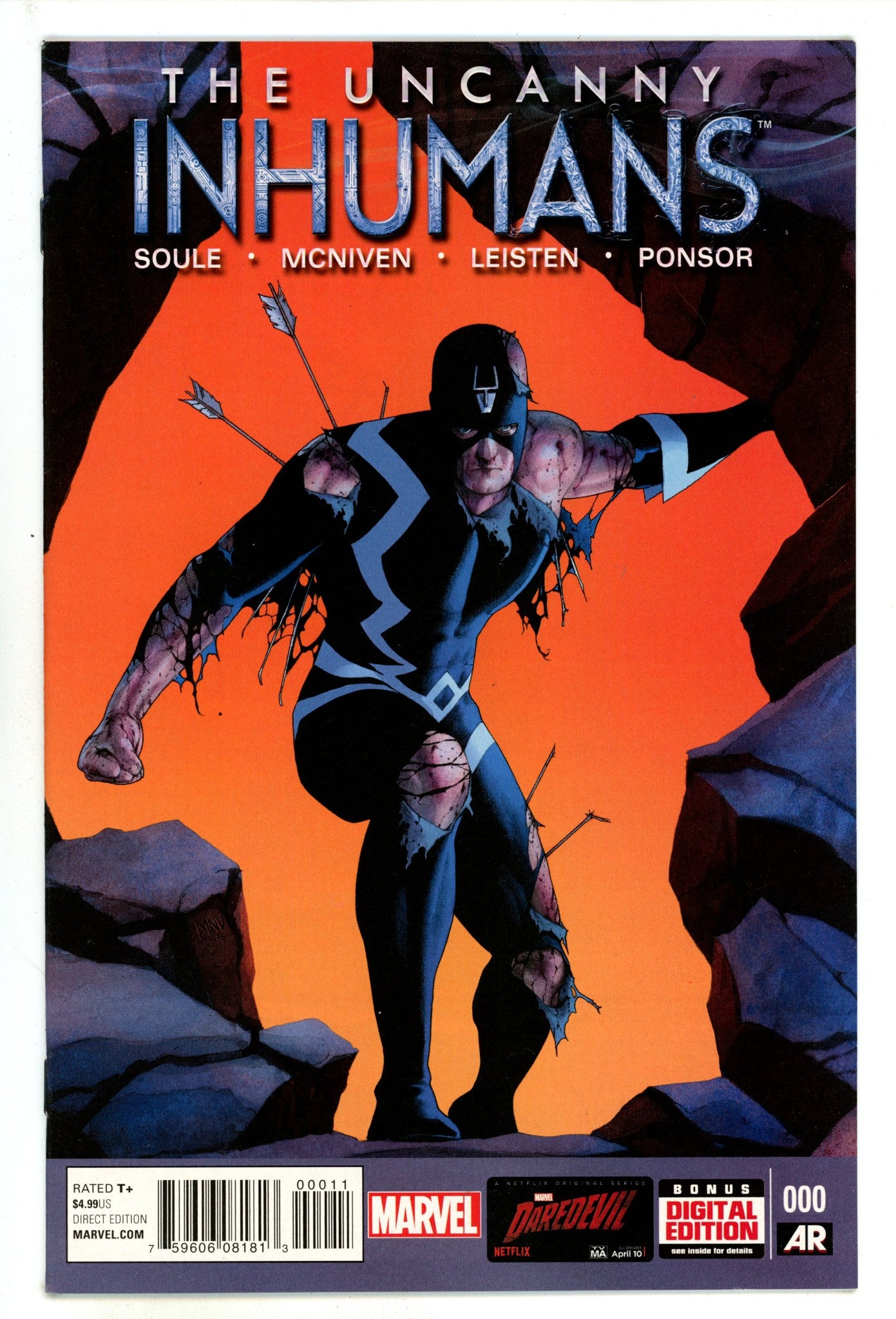 Uncanny Inhumans 0 High Grade (2015) 
