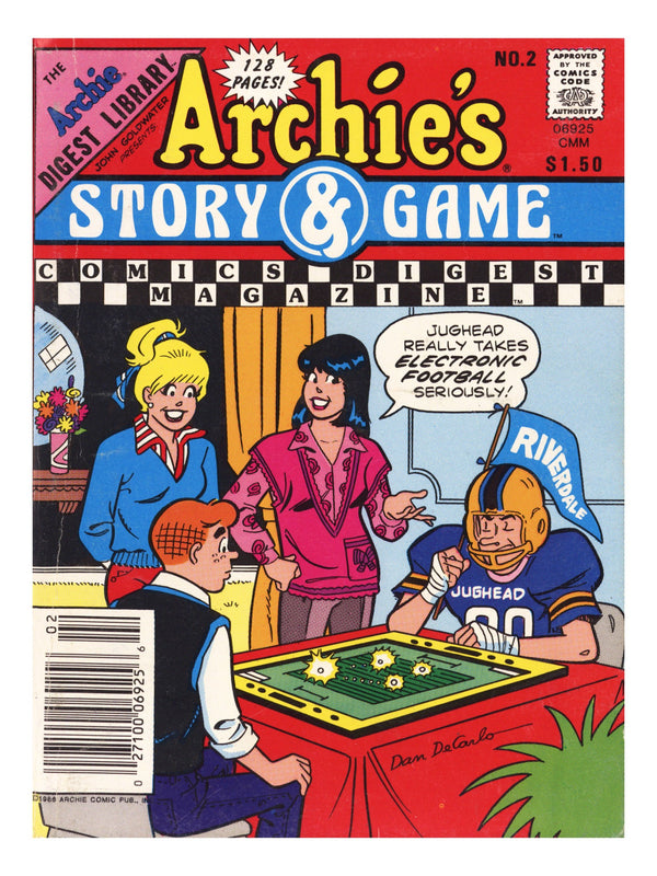 Archie's Story & Game Digest Magazine 2 Low Grade (1987) Canadian Price Variant