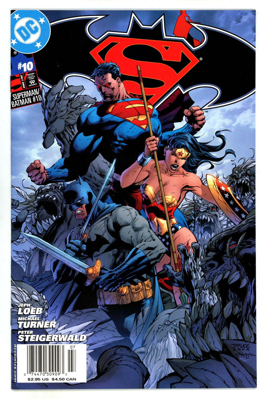 Superman / Batman 10 NM- (9.2) (2004) Newsstand 