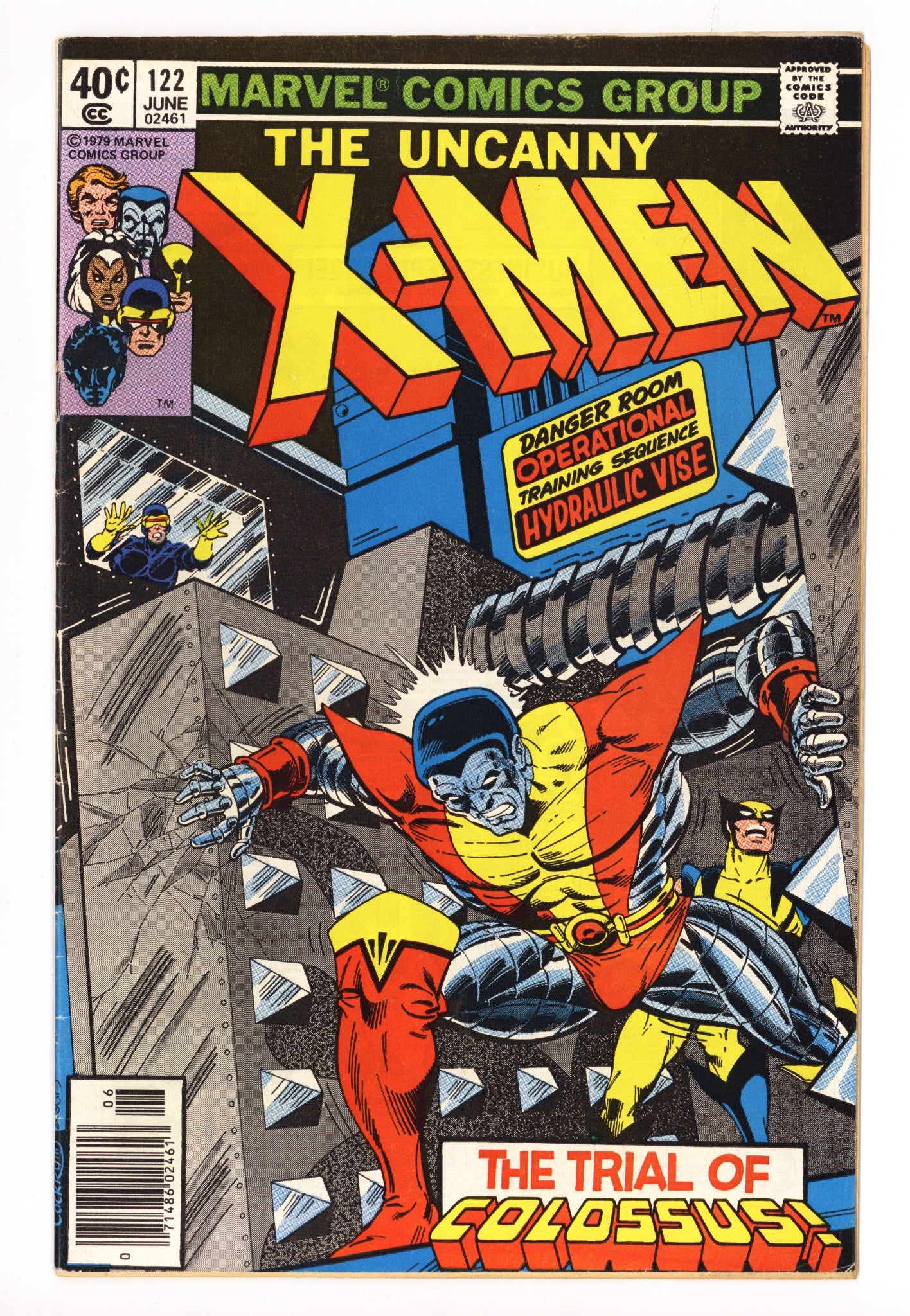 The X-Men Vol 1 122 VG/FN (5.0) (1979) Newsstand Signed x1 1st Page Terry Austin 