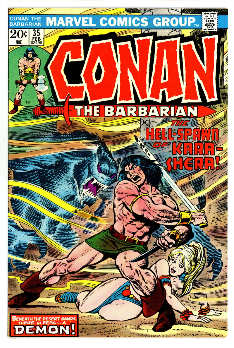Conan the Barbarian Vol 1 35 FN/VF (7.0) (1974) 