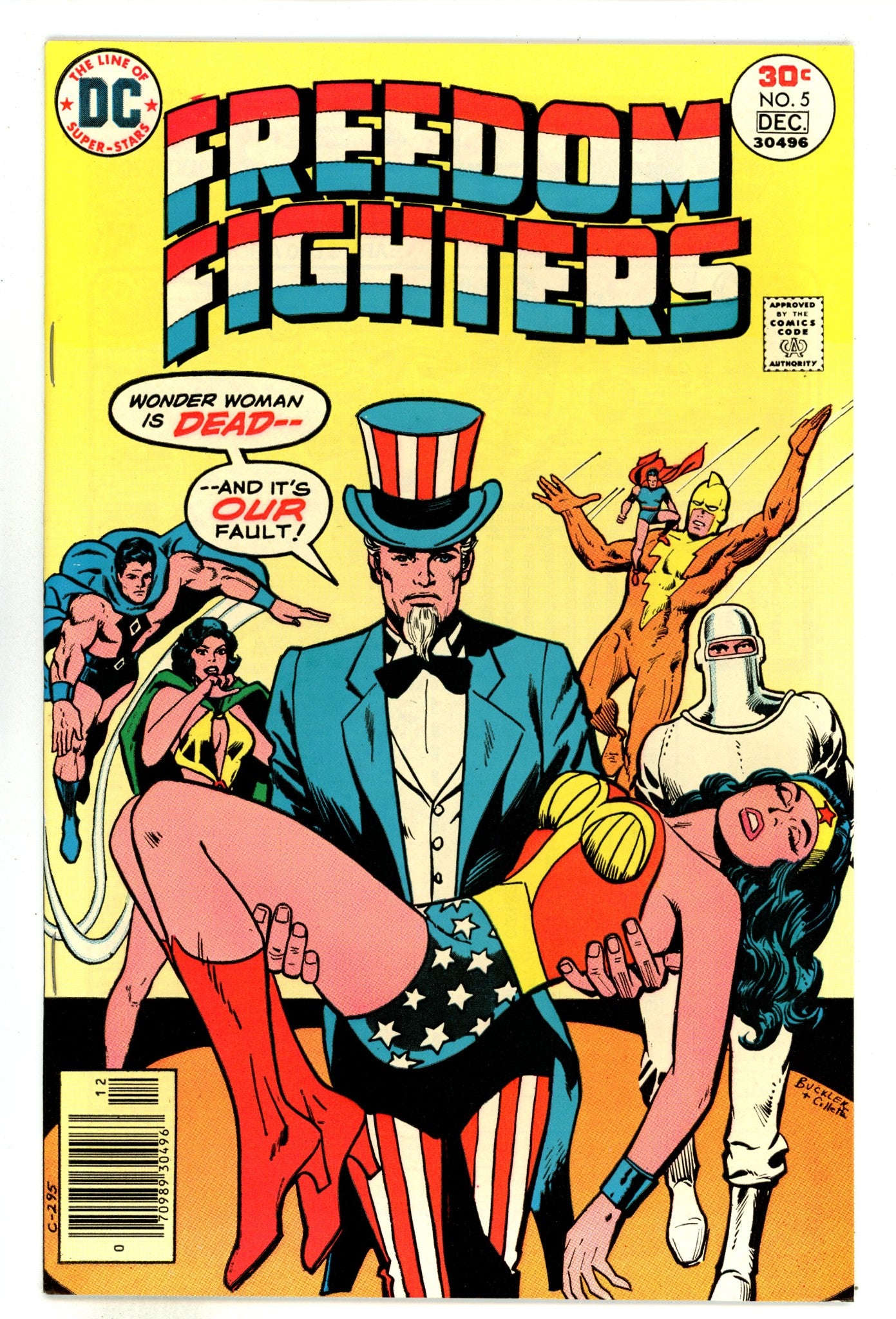 Freedom Fighters Vol 1 5 VF+ (8.5) (1976) 