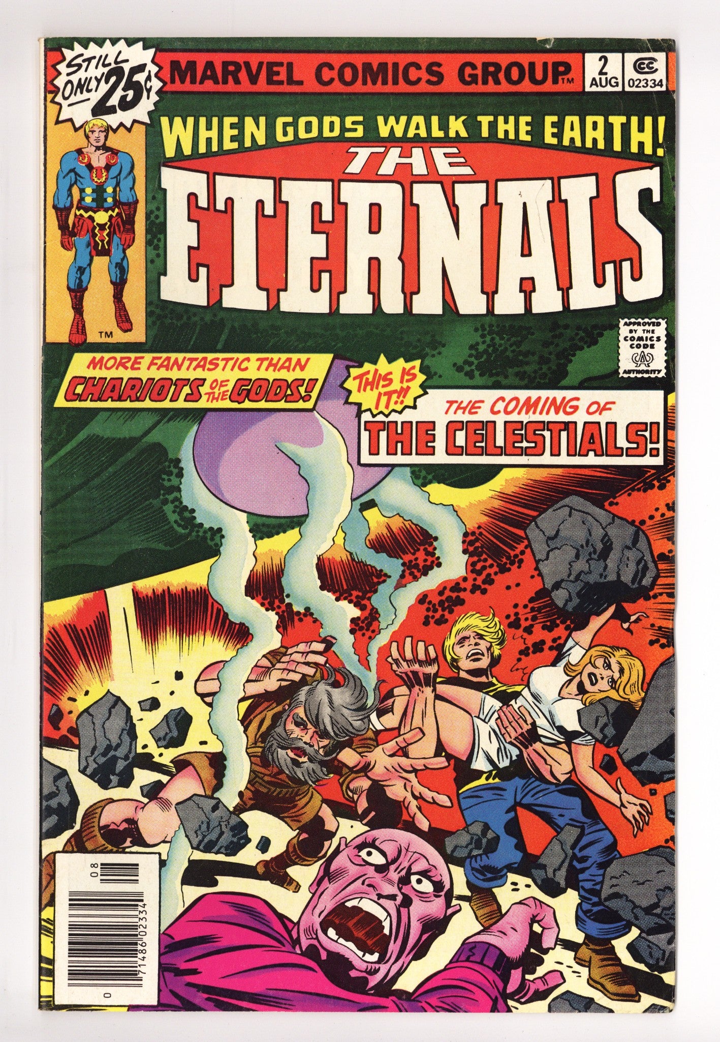 The Eternals Vol 1 2 Mid Grade (1976) 