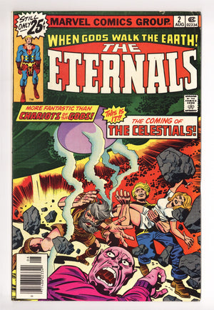 The Eternals Vol 1 2 Mid Grade (1976)