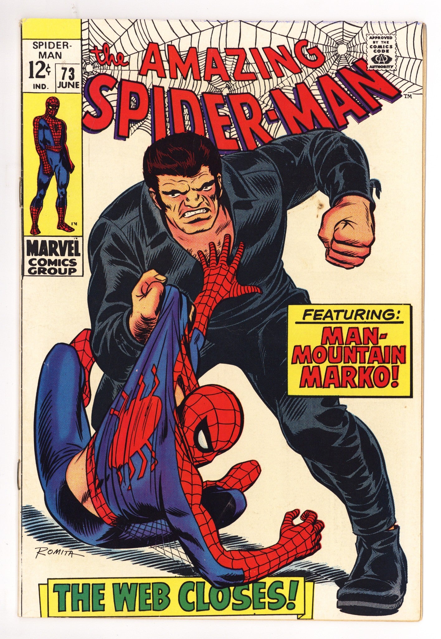 The Amazing Spider-Man Vol 1 73  FN (6.0)   (1969)        