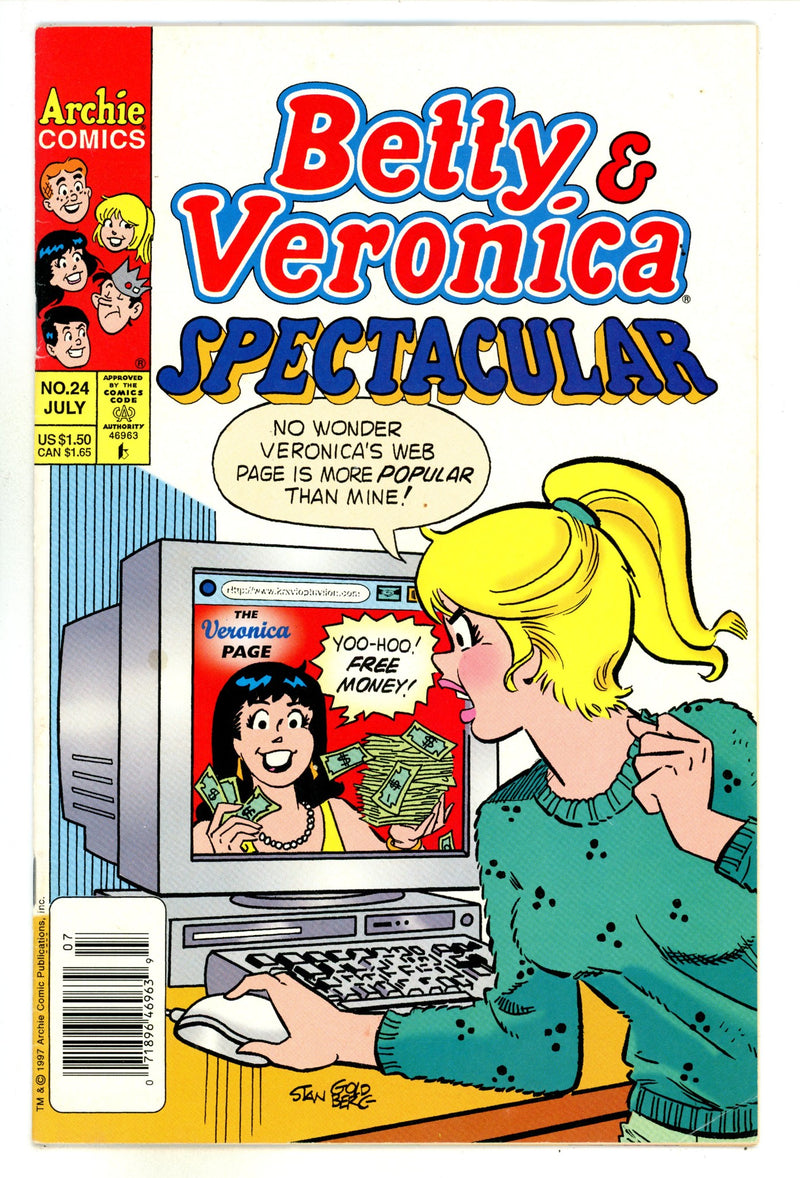 Betty and Veronica Spectacular 24 Low Grade (1997) Newsstand 