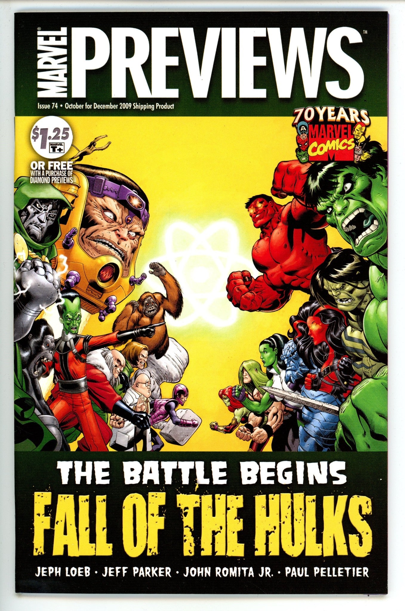 Marvel Previews Vol 1 74 High Grade (2009) 