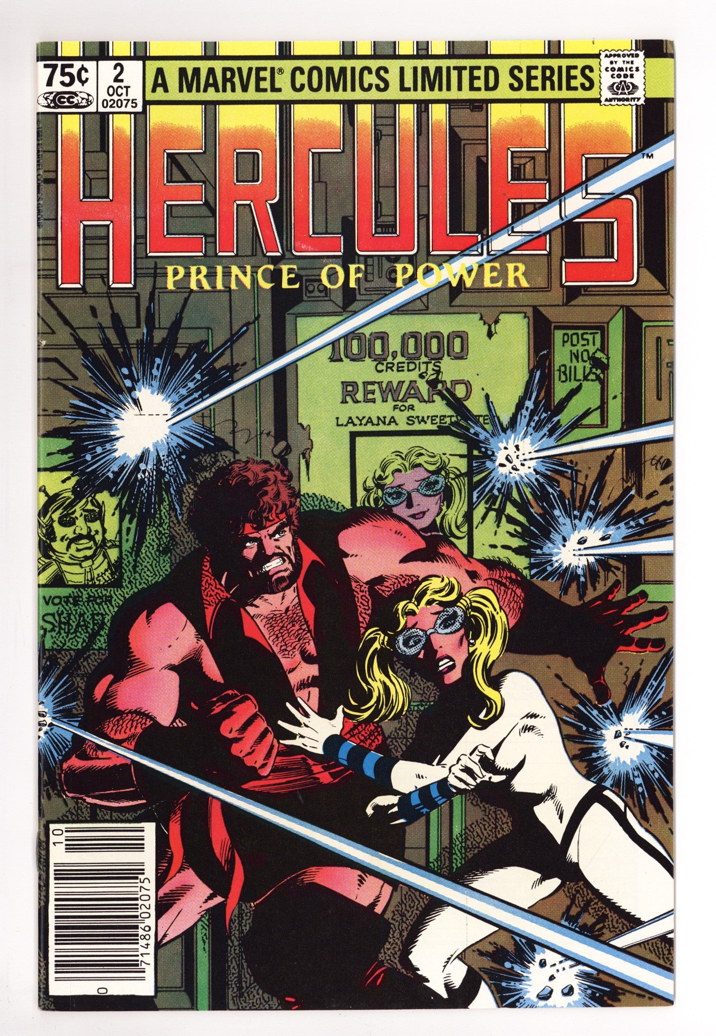 Hercules Vol 1 2 VF/NM (9.0) (1982) Canadian Price Variant 