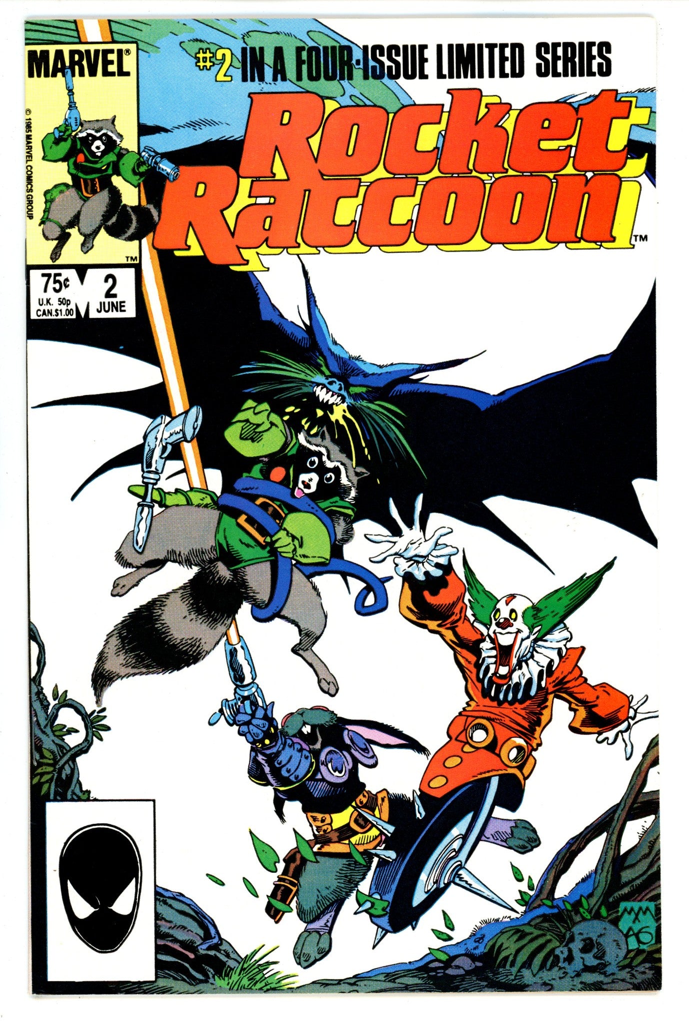 Rocket Raccoon Vol 1 2 VF- (7.5) (1985) 