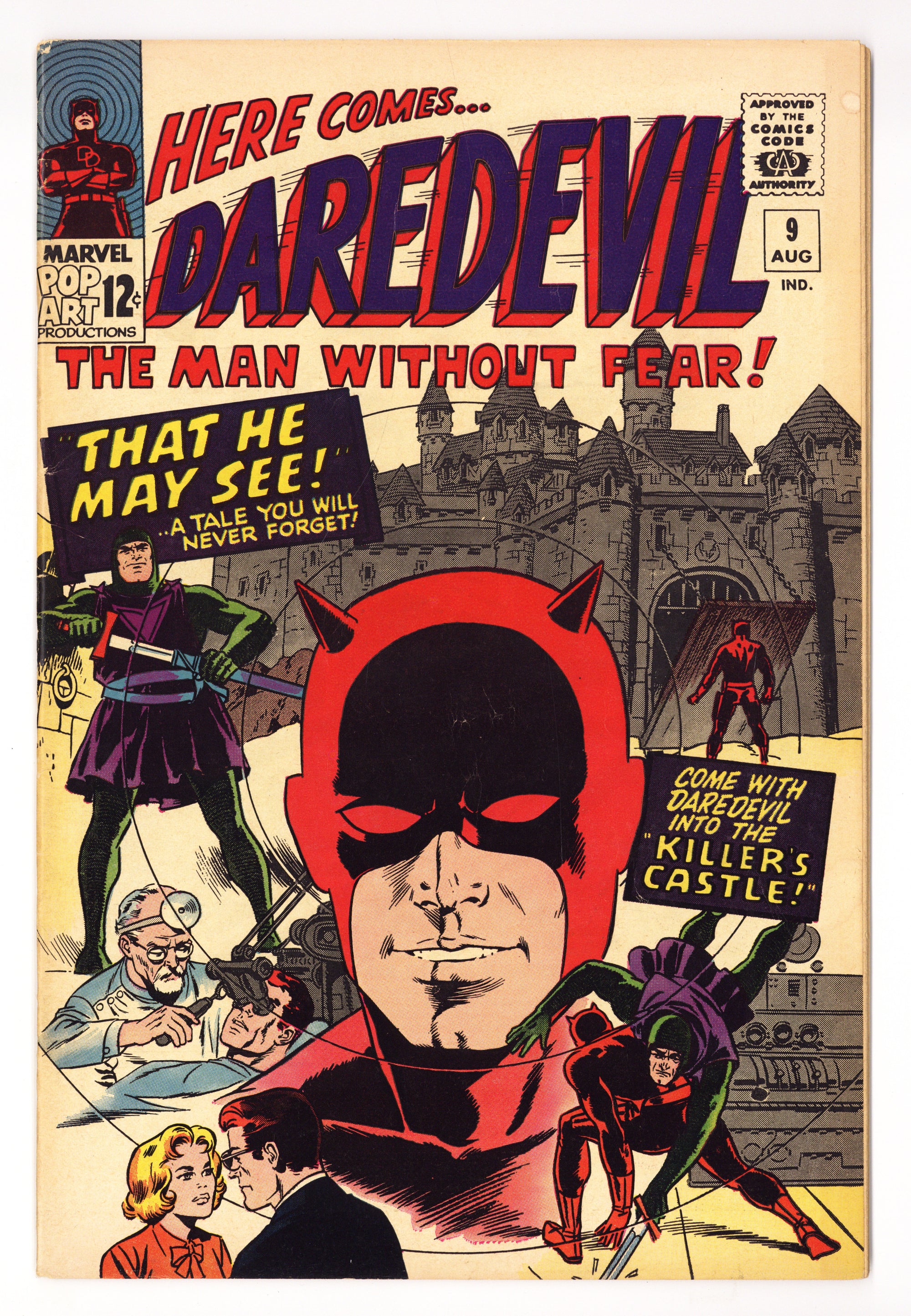 Daredevil Vol 1 9 FN+ (6.5) (1965) 