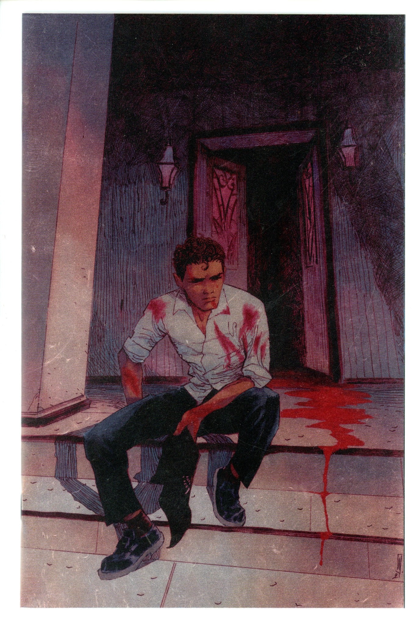 House of Slaughter 1 High Grade (2021) Dell'Edera Foil Virgin Incentive Variant 