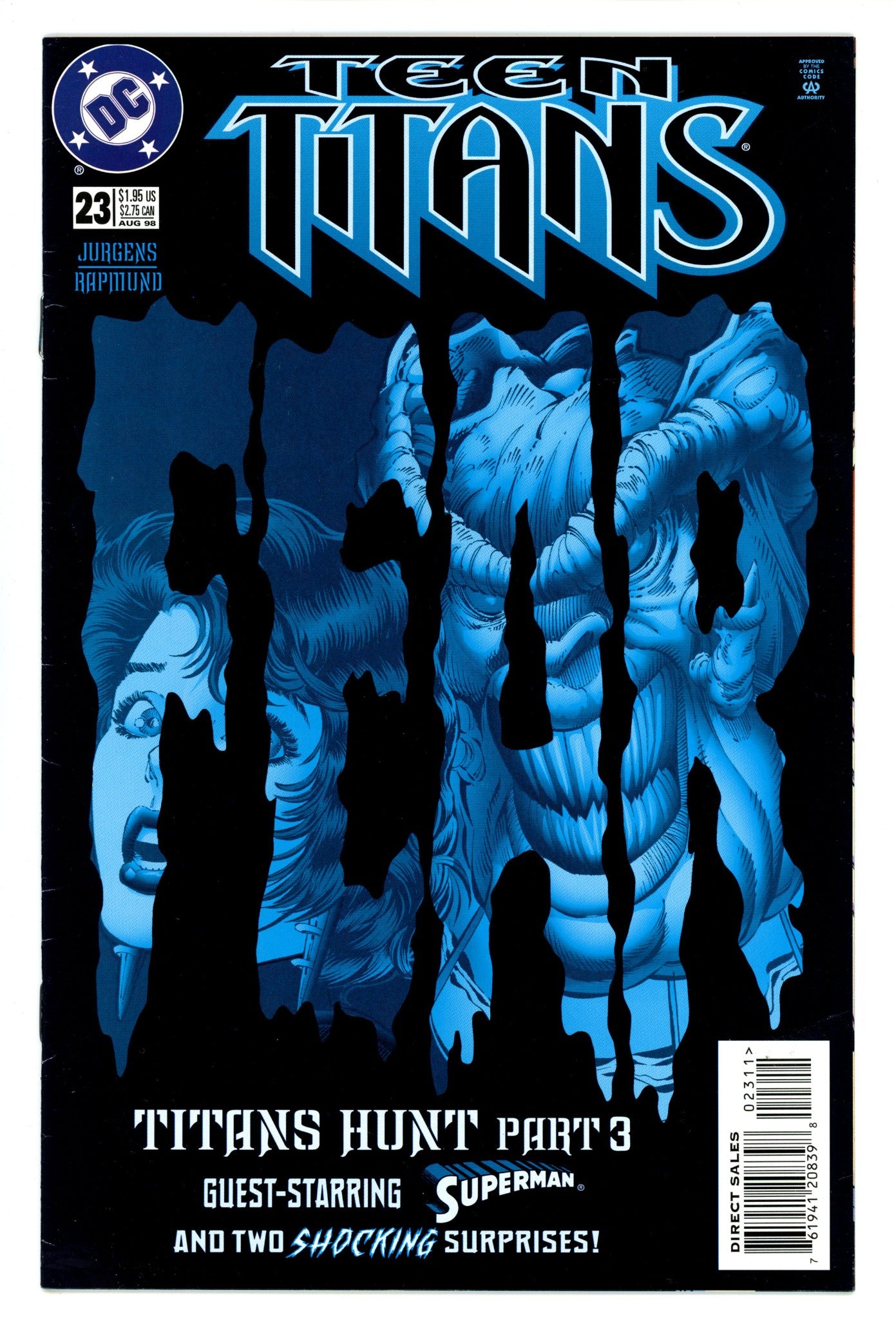 Teen Titans Vol 2 23 High Grade (1998) 