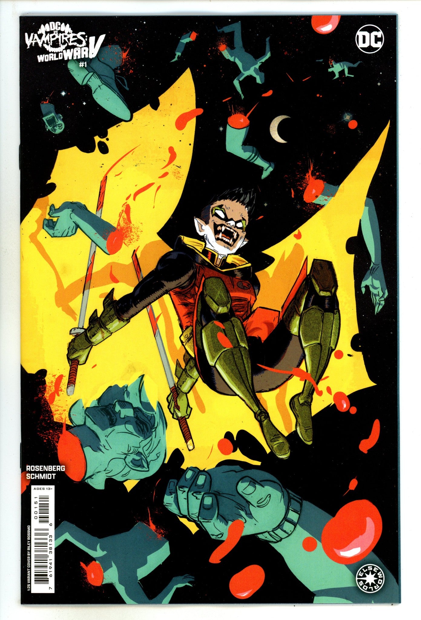 Dc Vs Vampires World War V 1 Rossmo Incentive Variant NM+ (2024)