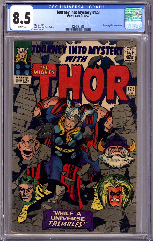 Journey into Mystery Vol 1 123 CGC 8.5 (VF+) (1965)