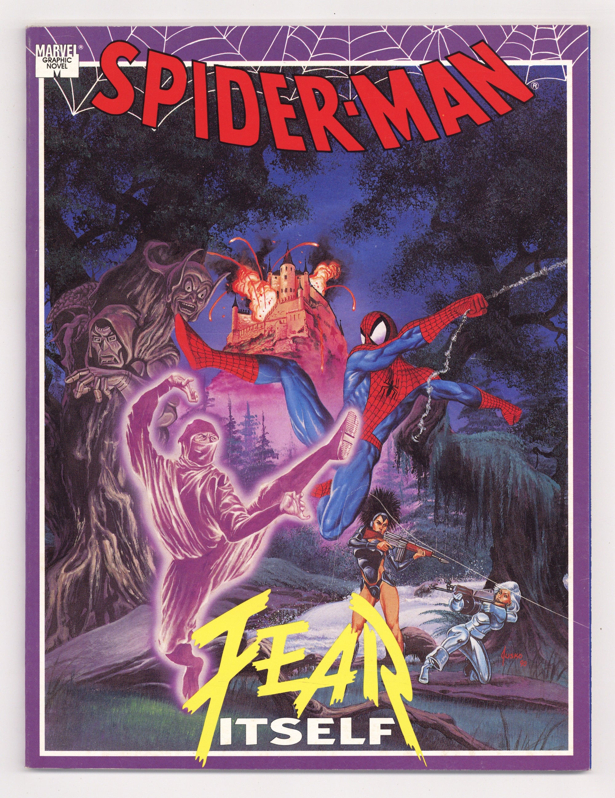 Marvel Graphic Novel 72 Mid Grade Spider-Man: Fear Itself (1992) 