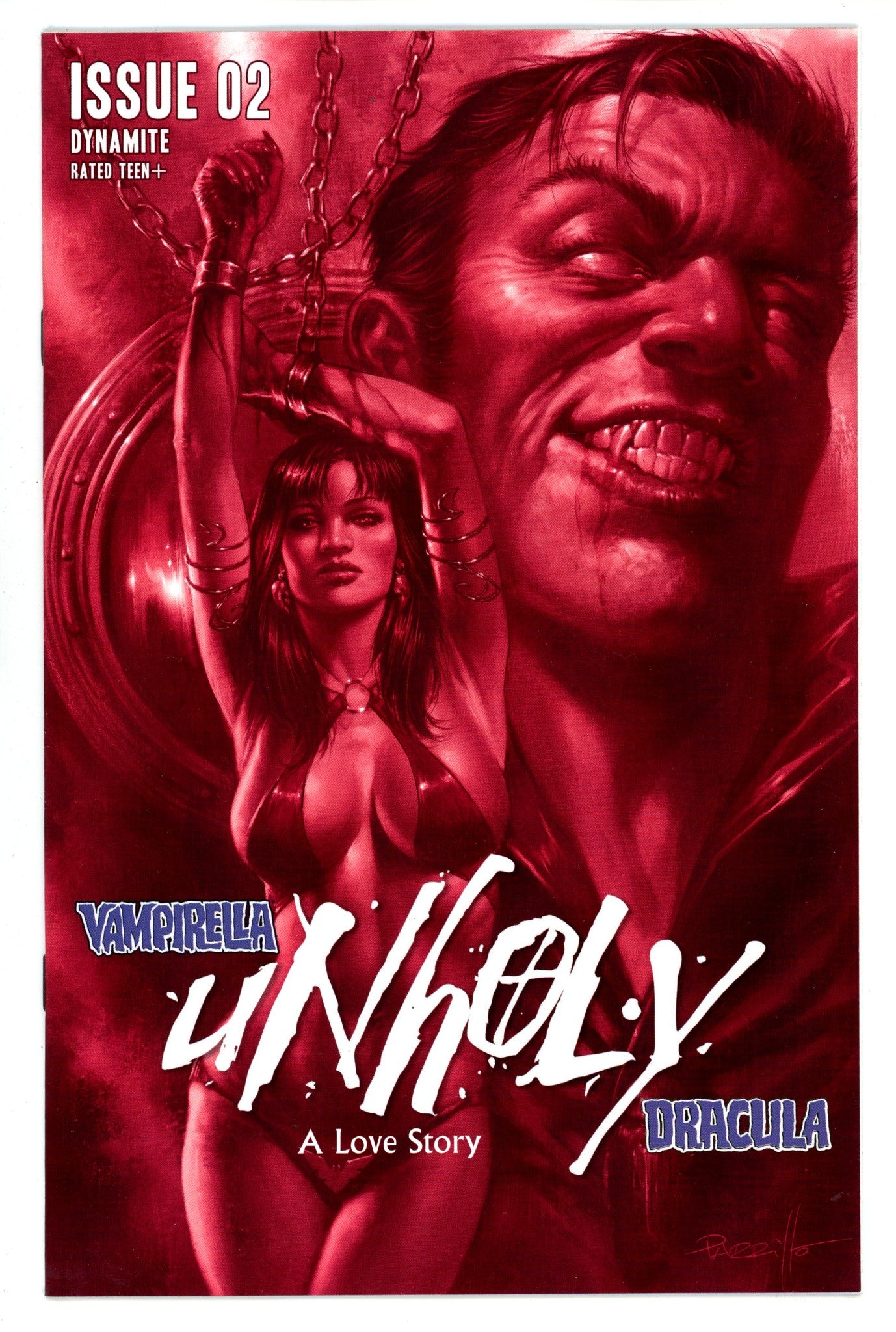 Vampirella Dracula Unholy 2 High Grade (2022) Parrillo Tint Incentive Variant 