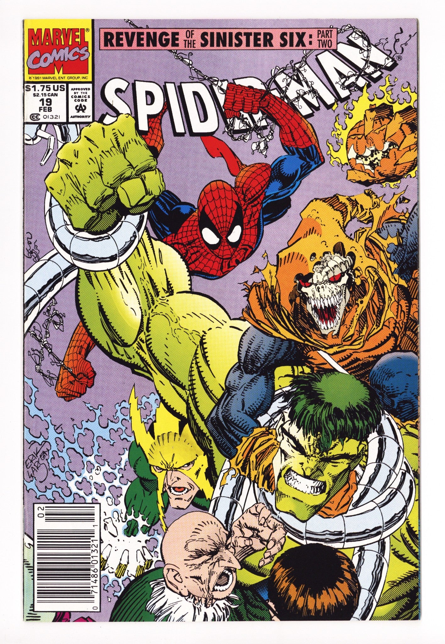 Spider-Man Vol 1 19 VF/NM (9.0) (1992) Newsstand 