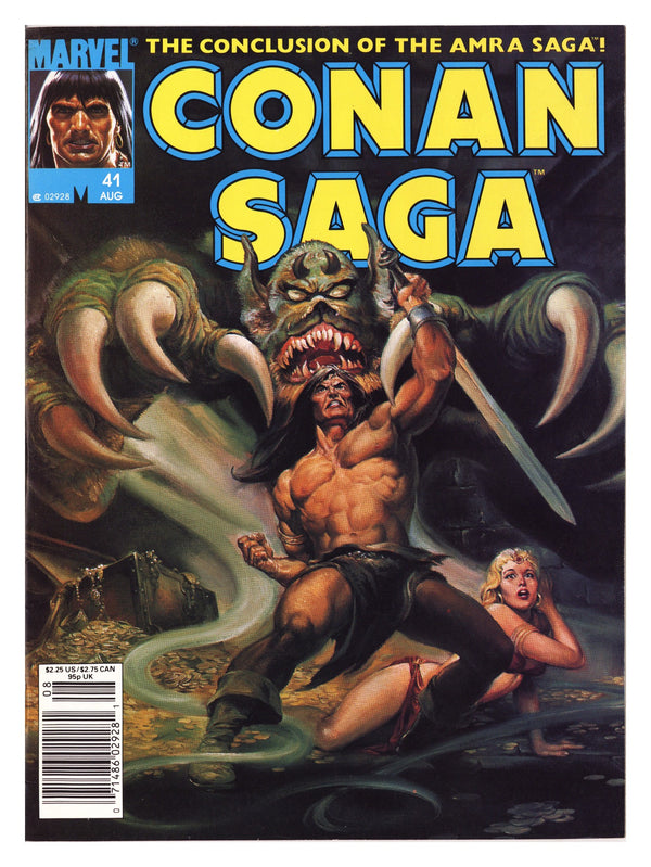 Conan Saga 41 Mid Grade (1990) Newsstand