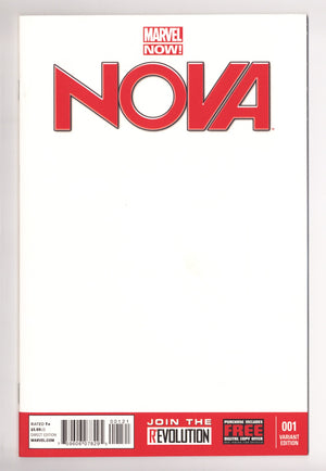 Nova Vol 5 1 High Grade (2013) Blank Variant