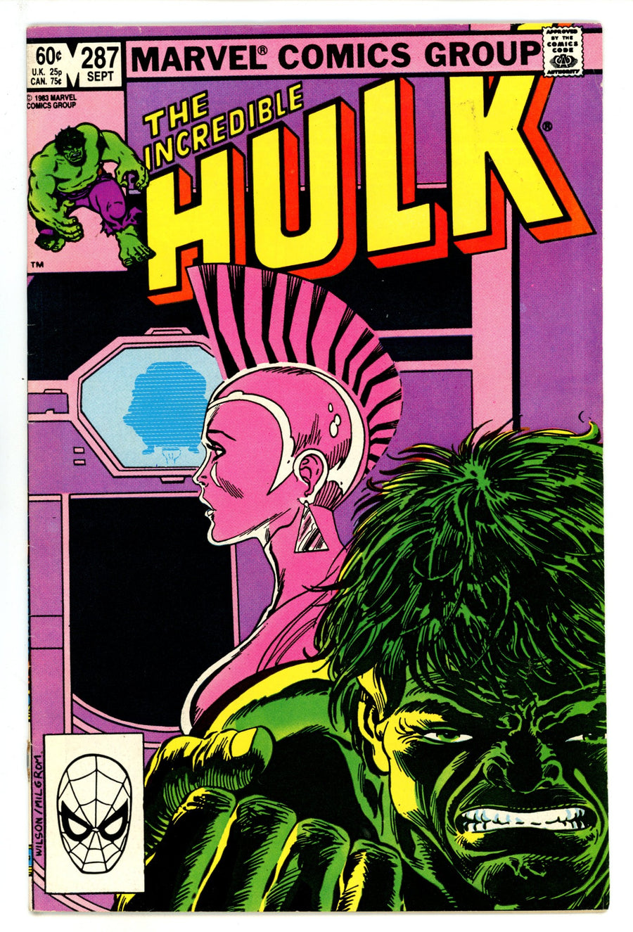 The Incredible Hulk Vol 1 287 Low Grade (1983) 