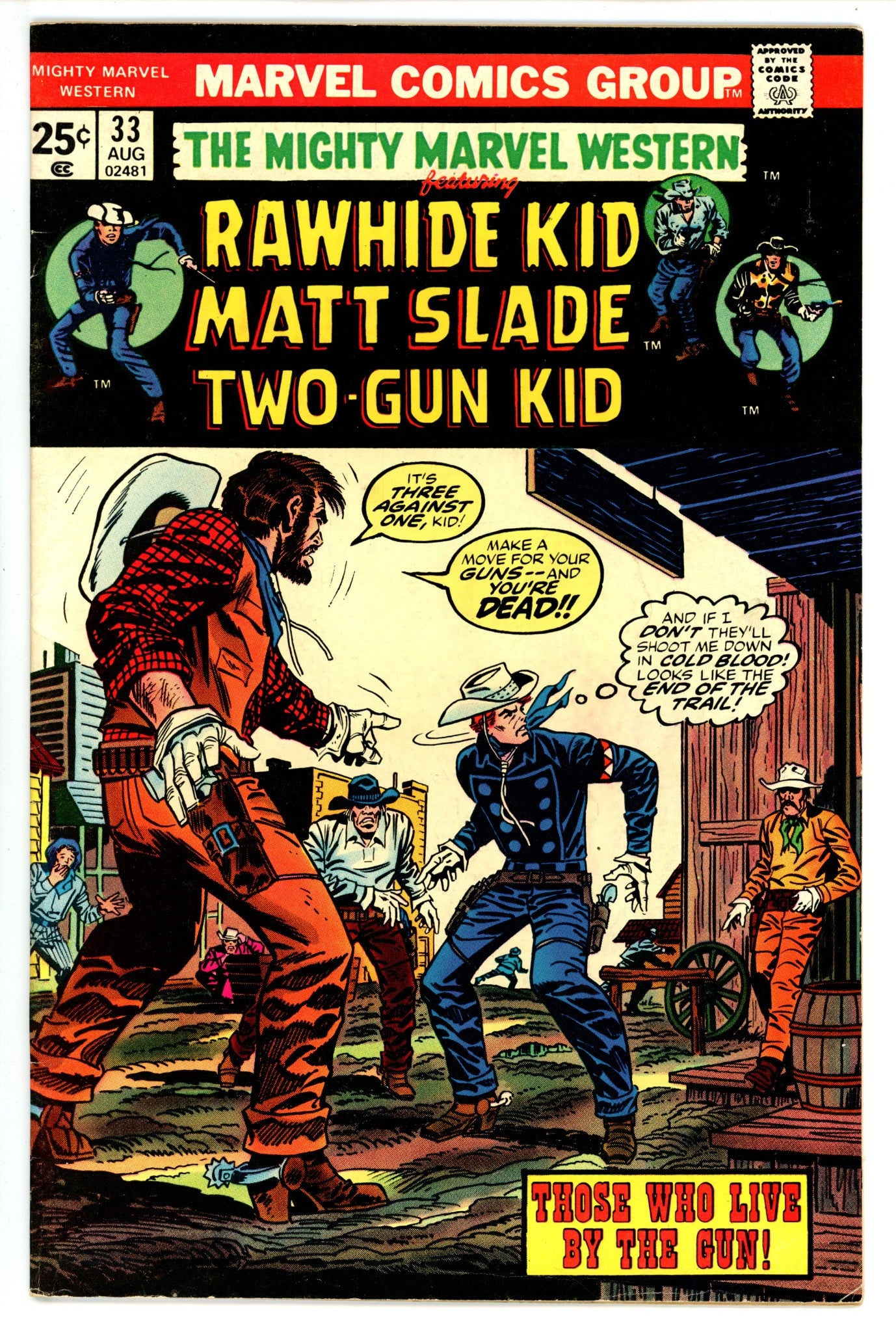 The Mighty Marvel Western 33 FN+ (1974)