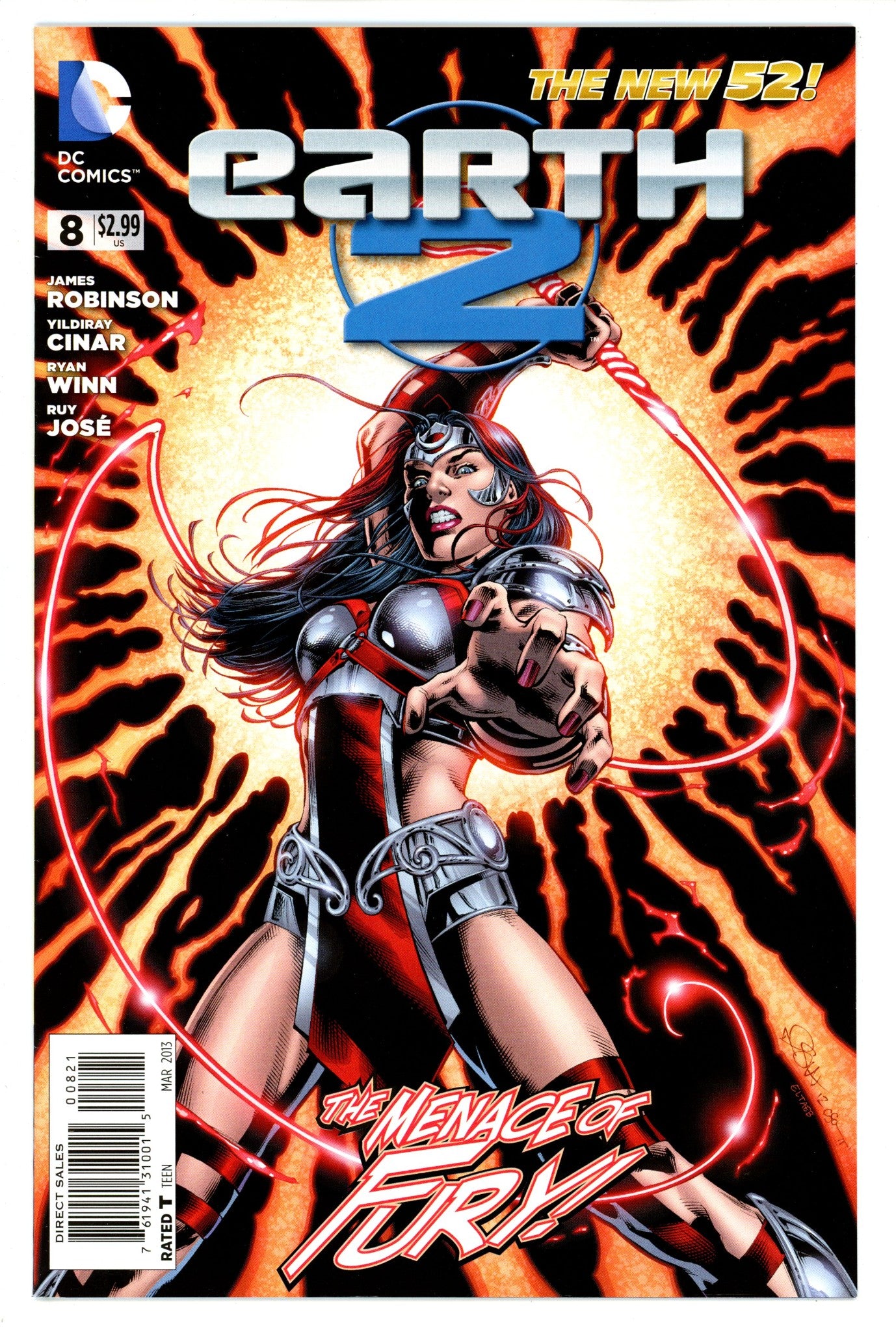Earth 2 8 VF/NM (9.0) (2013) Scott Variant 