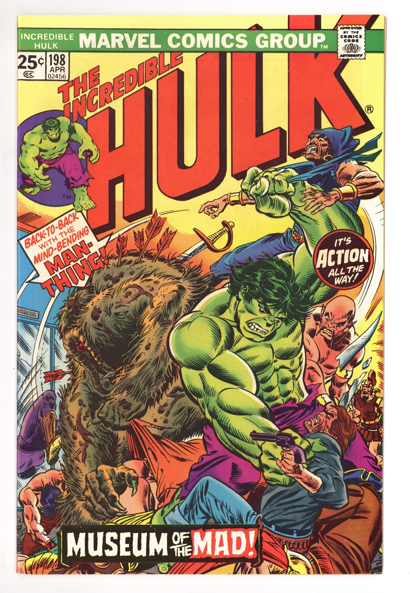 The Incredible Hulk Vol 1 198 VF (8.0) (1976) 