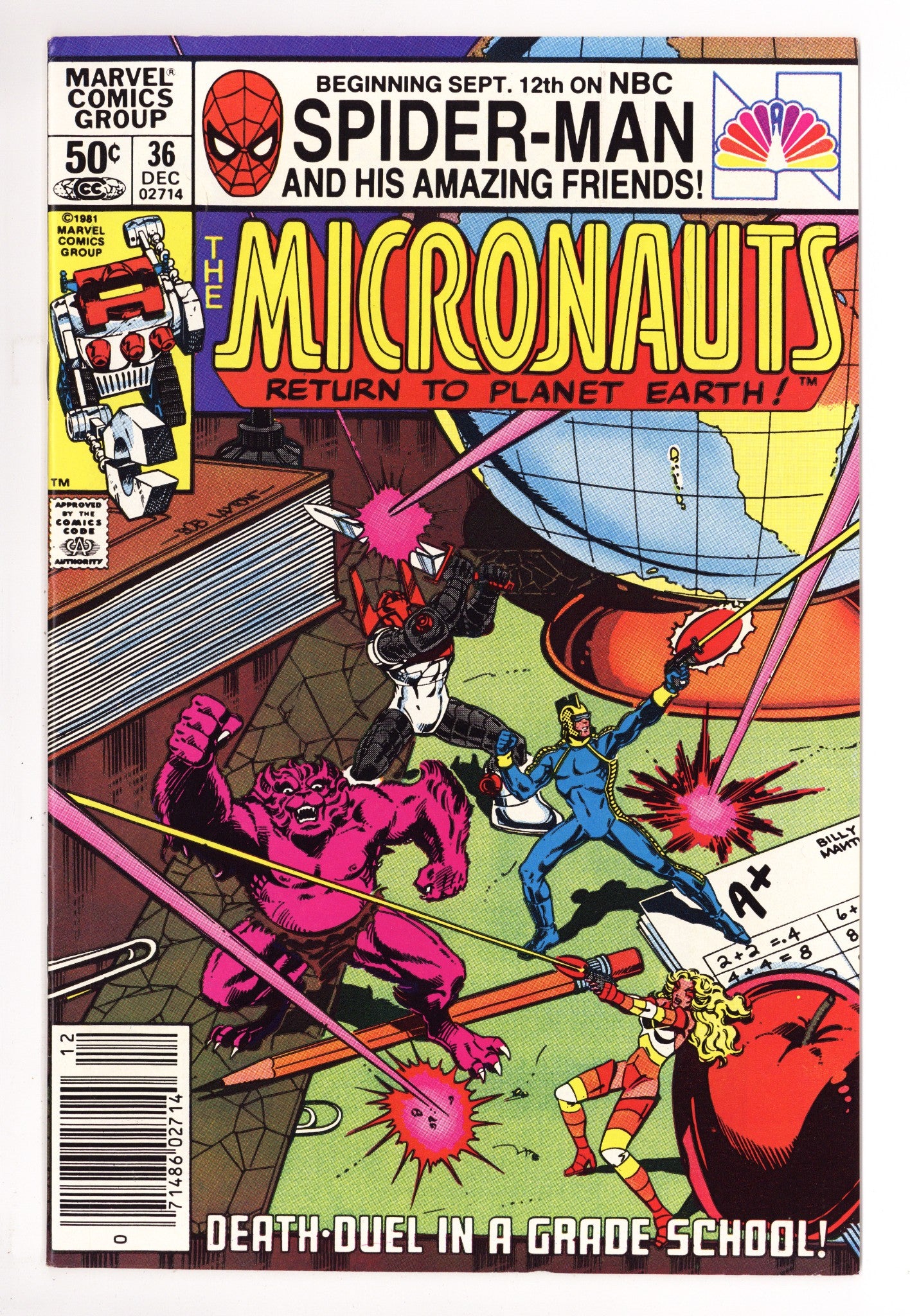 Micronauts Vol 1 36 Mid Grade (1981) Newsstand 