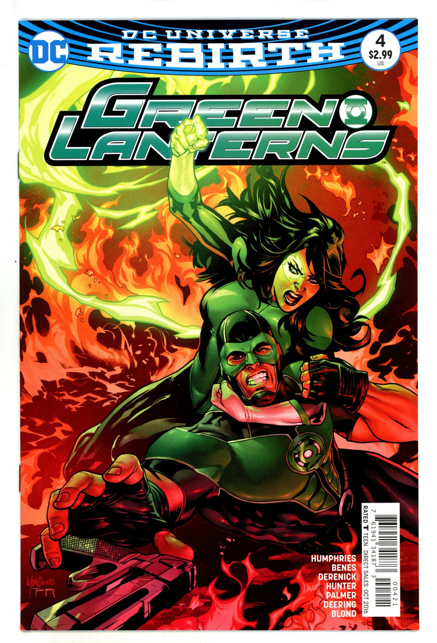 Green Lanterns 4 High Grade (2016) Lupacchino Variant 
