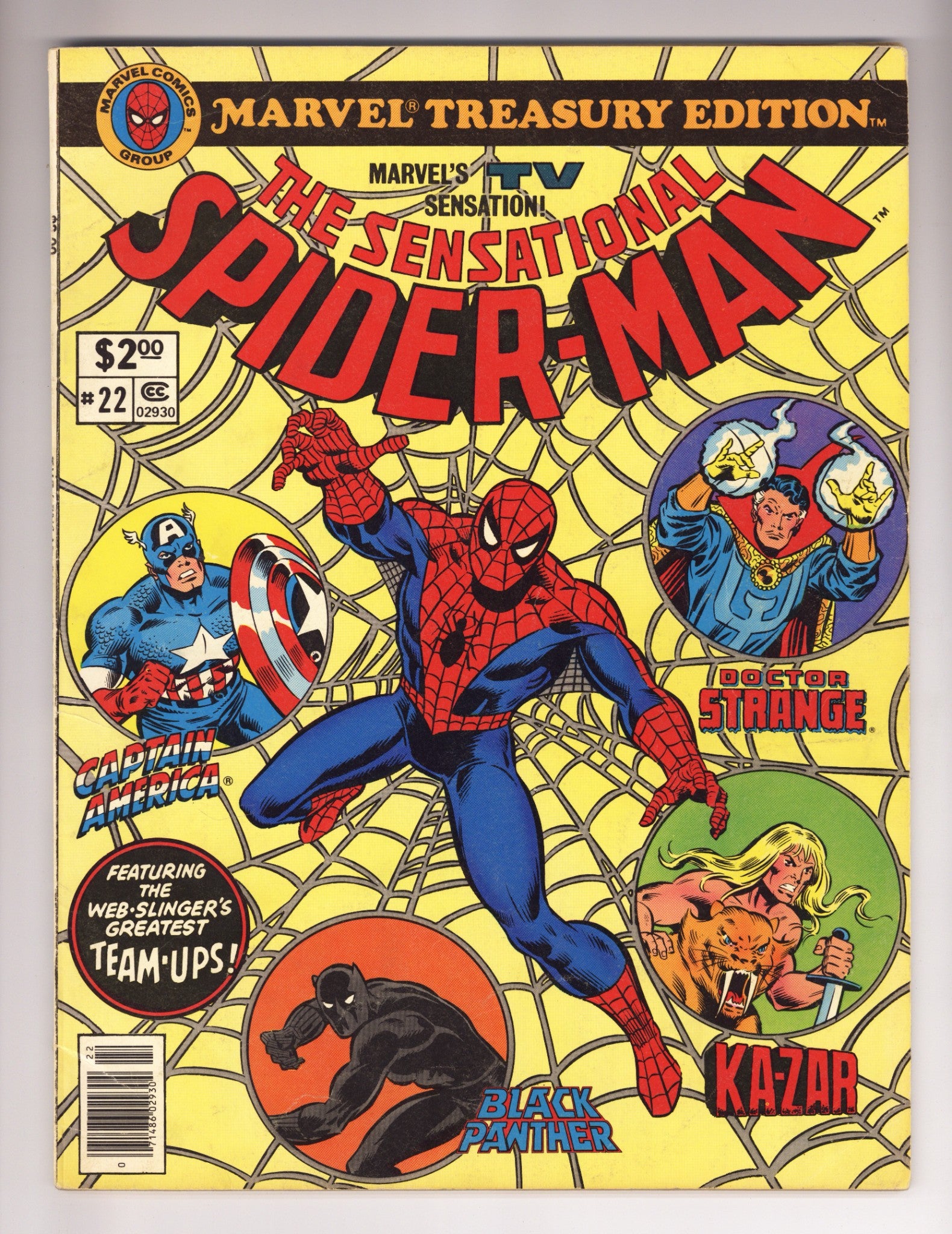 Marvel Treasury Edition 22 VG+ (4.5) (1979) 