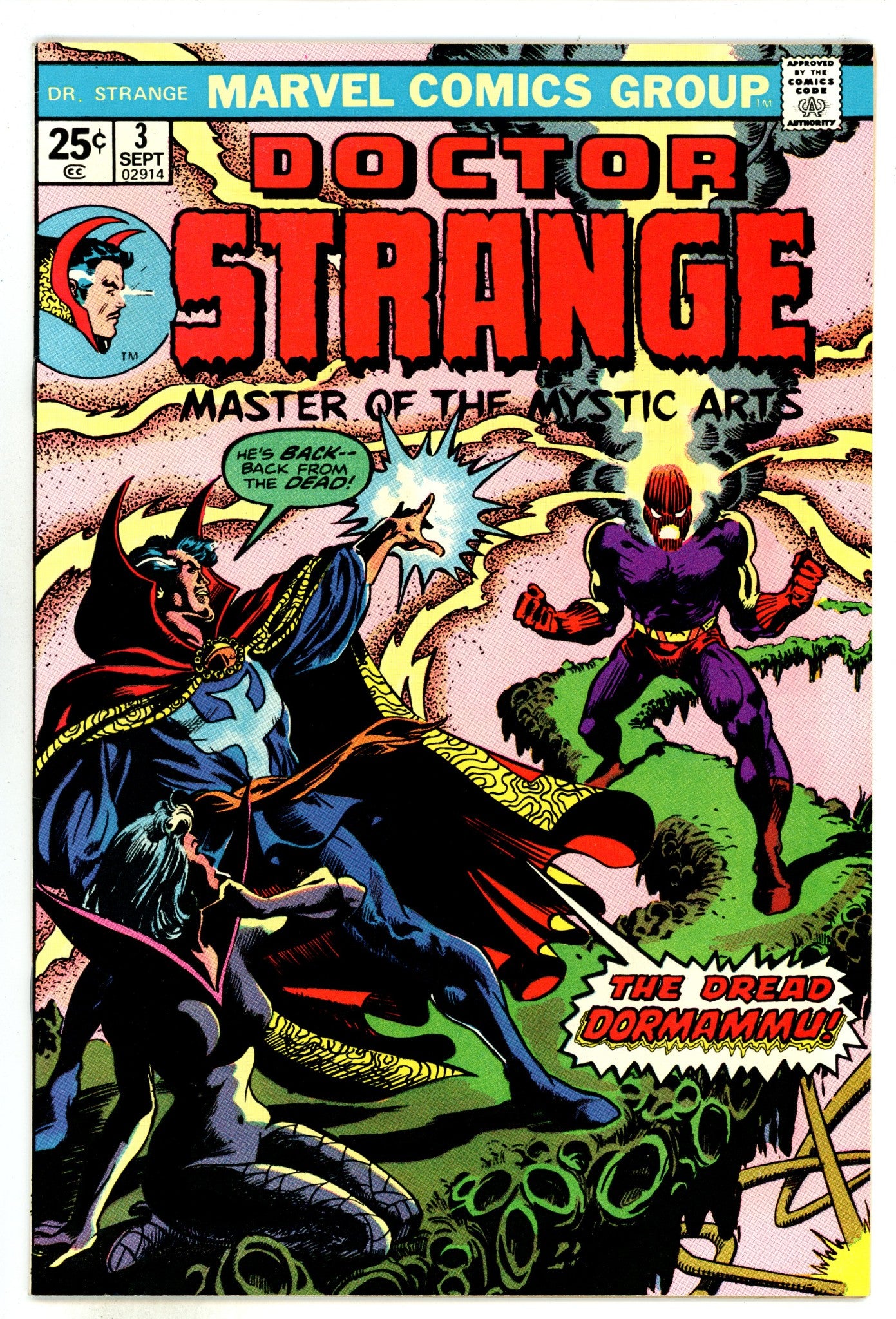 Doctor Strange Vol 2 3 VF+ (8.5) (1974) 