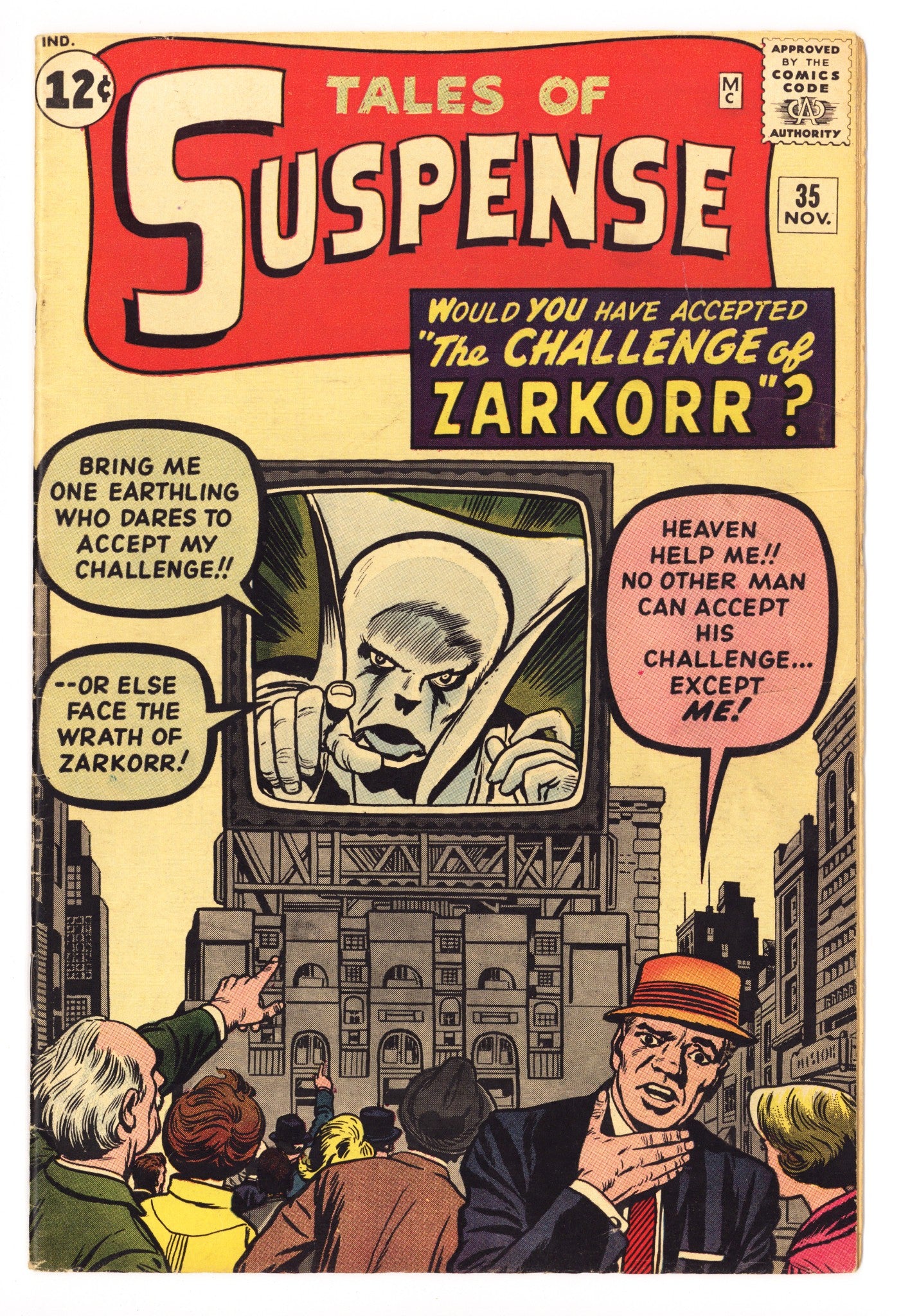 Tales of Suspense Vol 1 35 VG+ (4.5) (1962) 