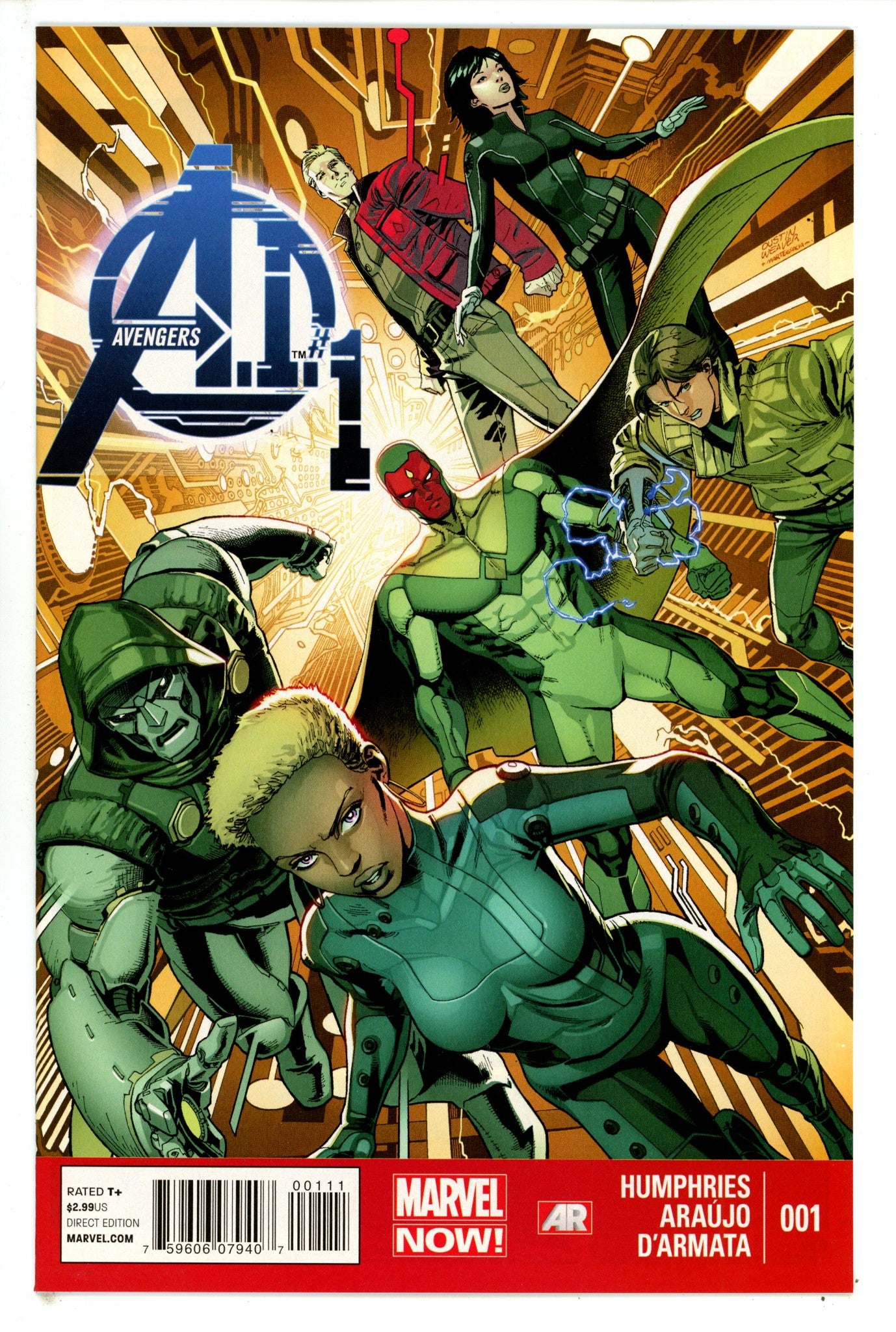 Avengers A.I. Vol 5 1 High Grade (2013) 
