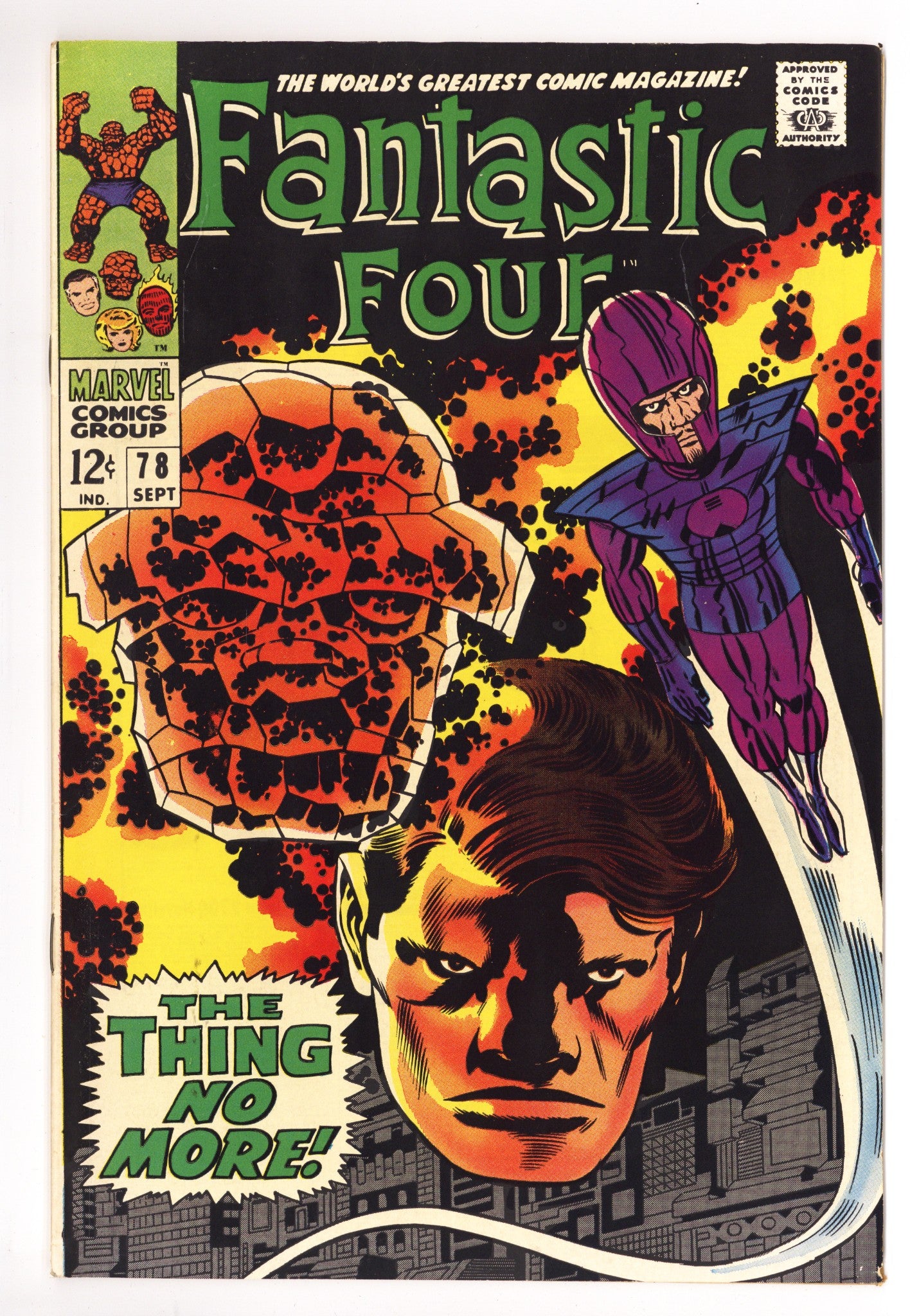 Fantastic Four Vol 1 78 FN/VF (7.0) (1968) 