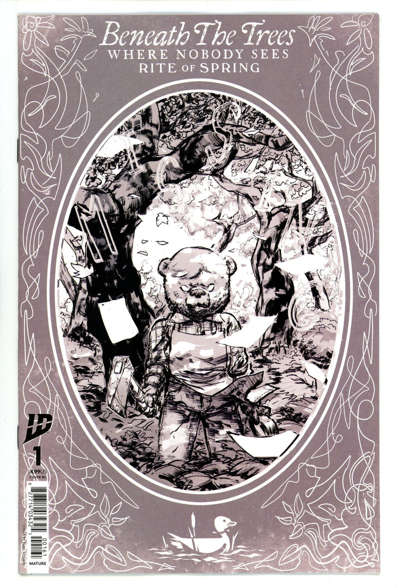 Beneath The Trees Where Nobody Sees: Rite Of Spring 1 Rossmo B&W Incentive Variant NM (2025)
