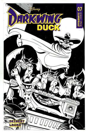 Darkwing Duck Vol 2 7 Haeser B&W Incentive Variant (2023)
