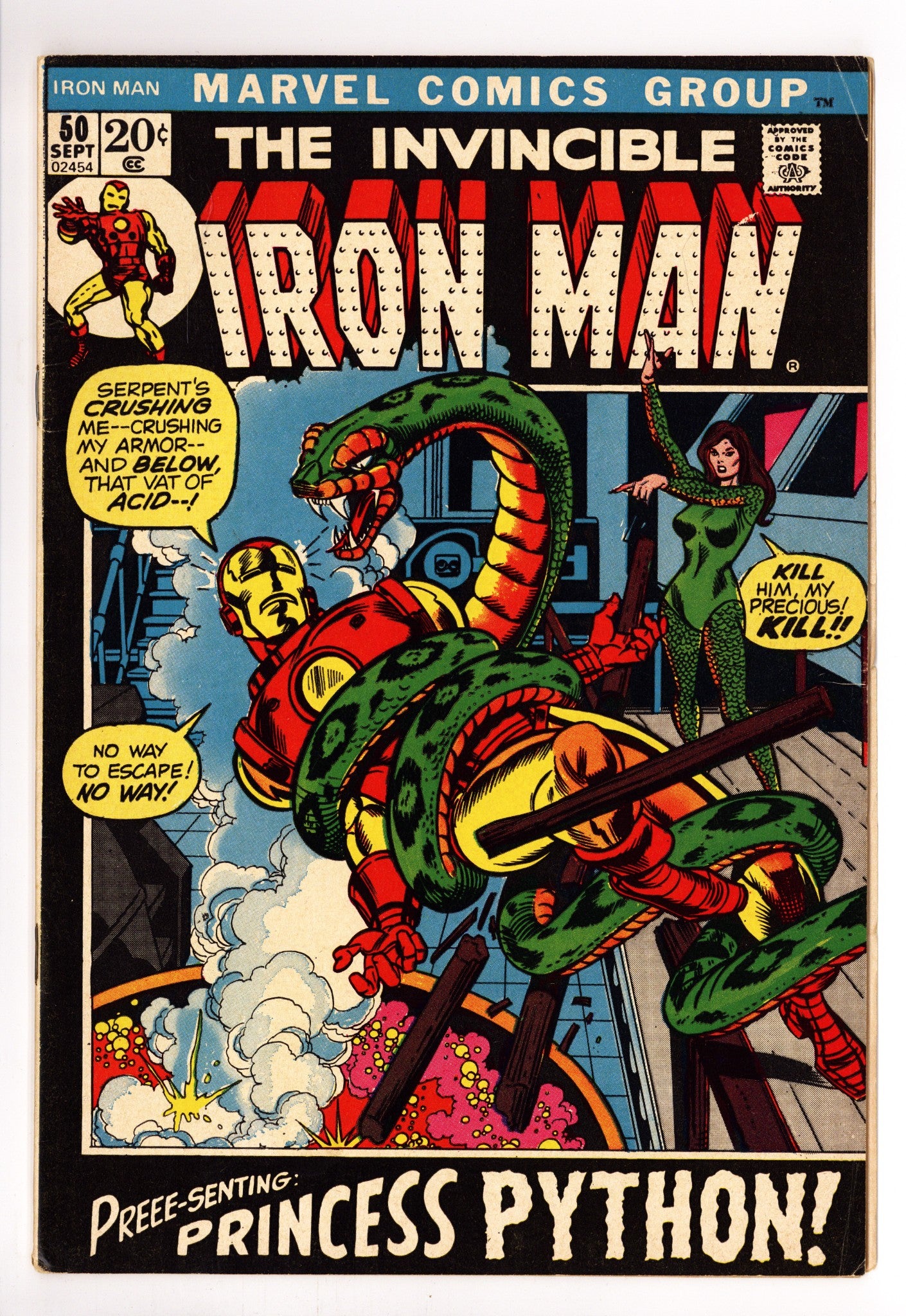 Iron Man Vol 1 50 FN (6.0) (1972) 