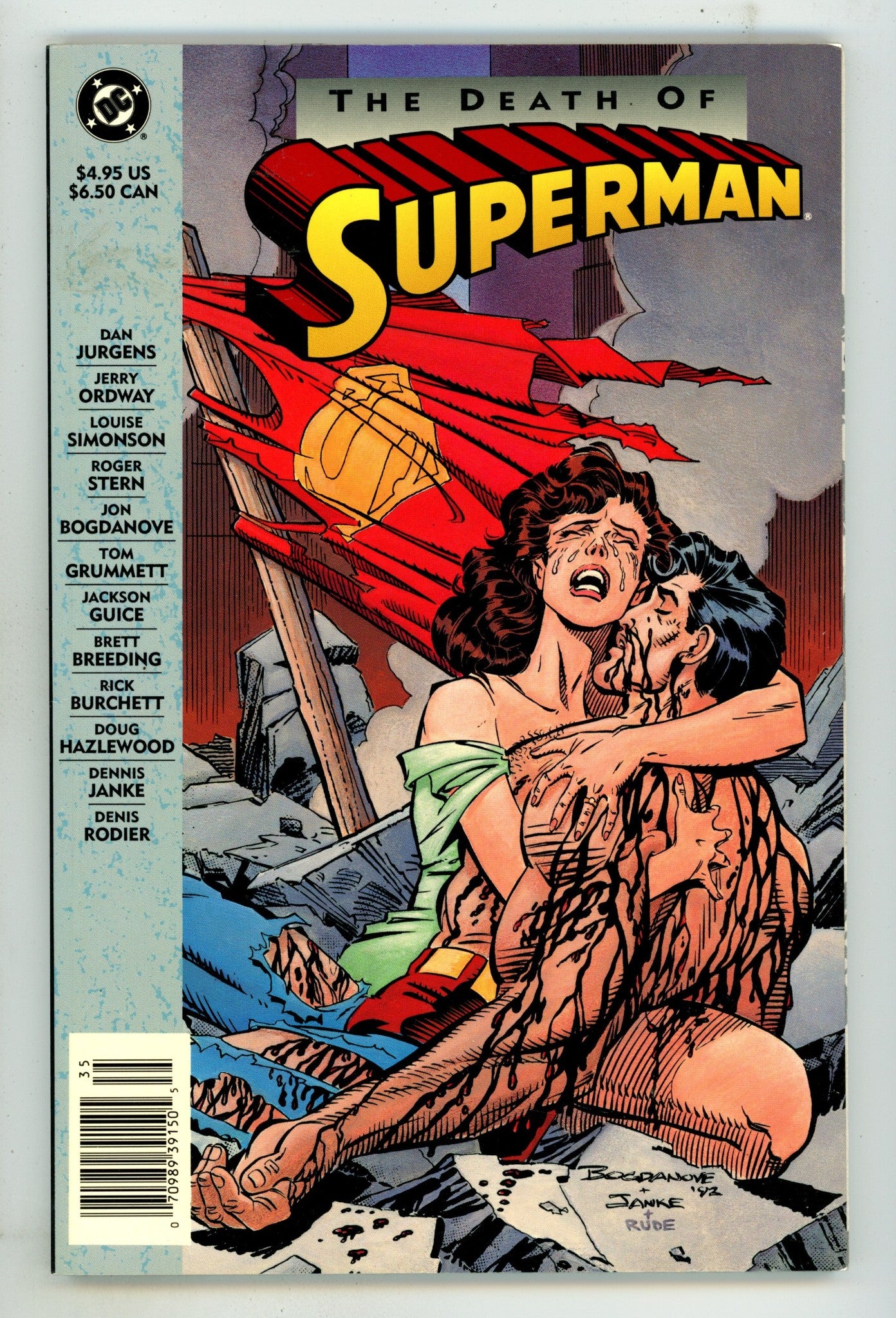 The Death of Superman TPB Mid Grade (1993) Newsstand 