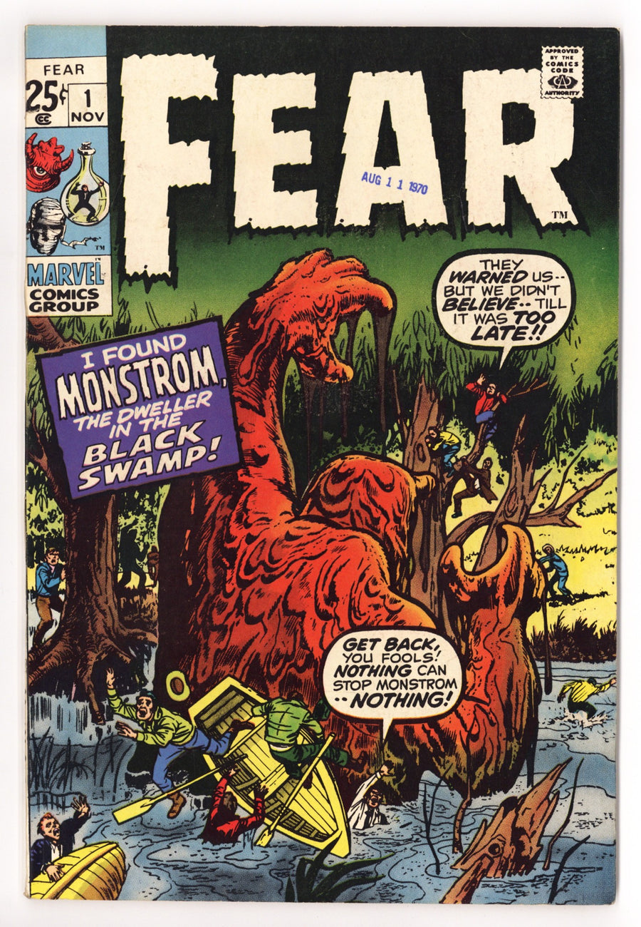 Fear 1 FN/VF (7.0) (1970) 