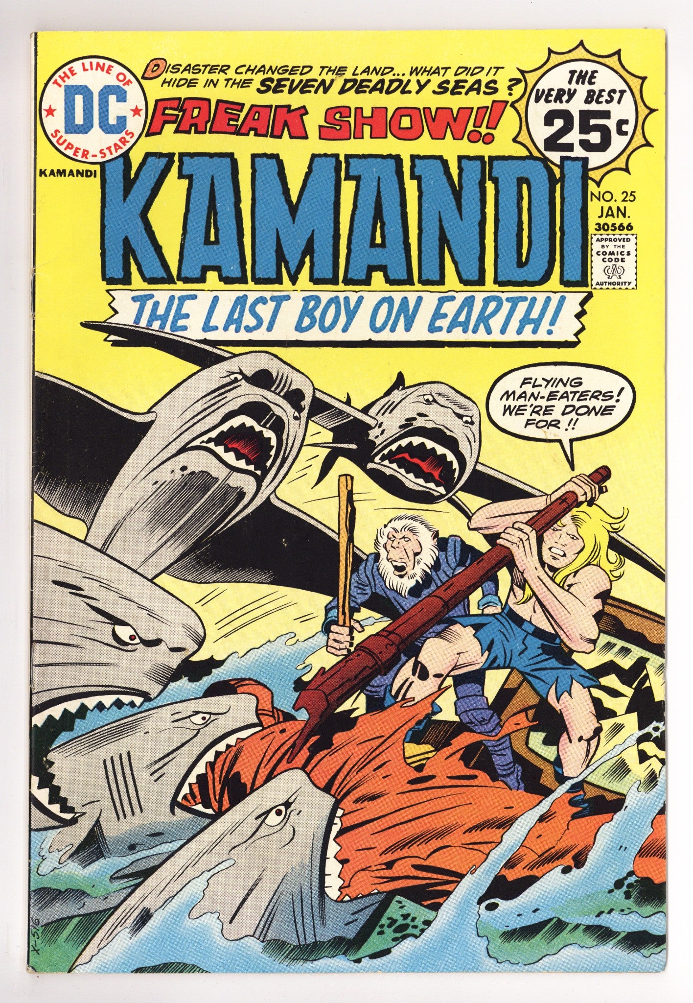 Kamandi, the Last Boy on Earth 25 Low Grade (1975) 