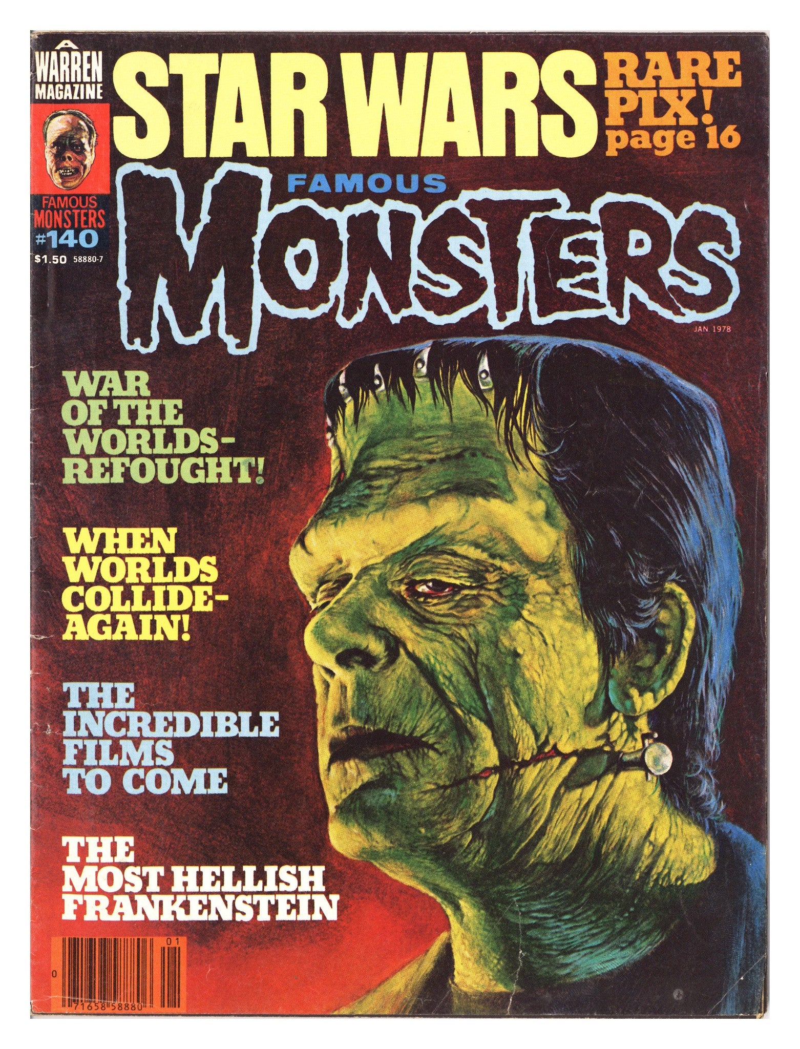 Famous Monsters of Filmland 140 GD/VG (3.0) (1978) Canadian Price Variant 