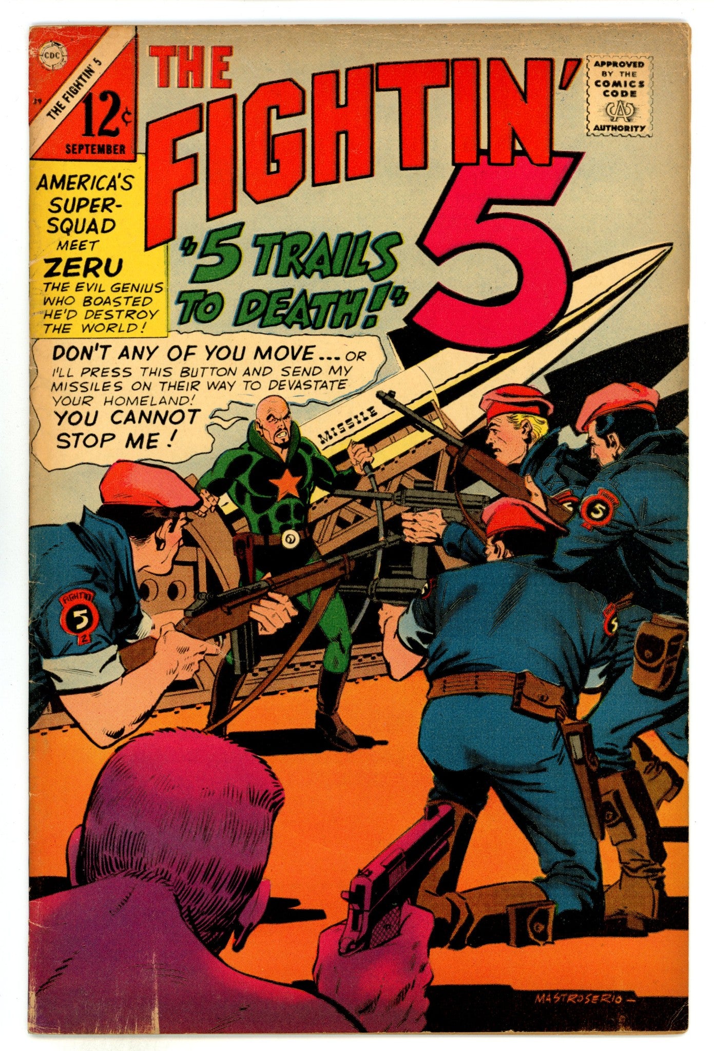 Fightin' Five 39 VG+ (4.5) (1966) 