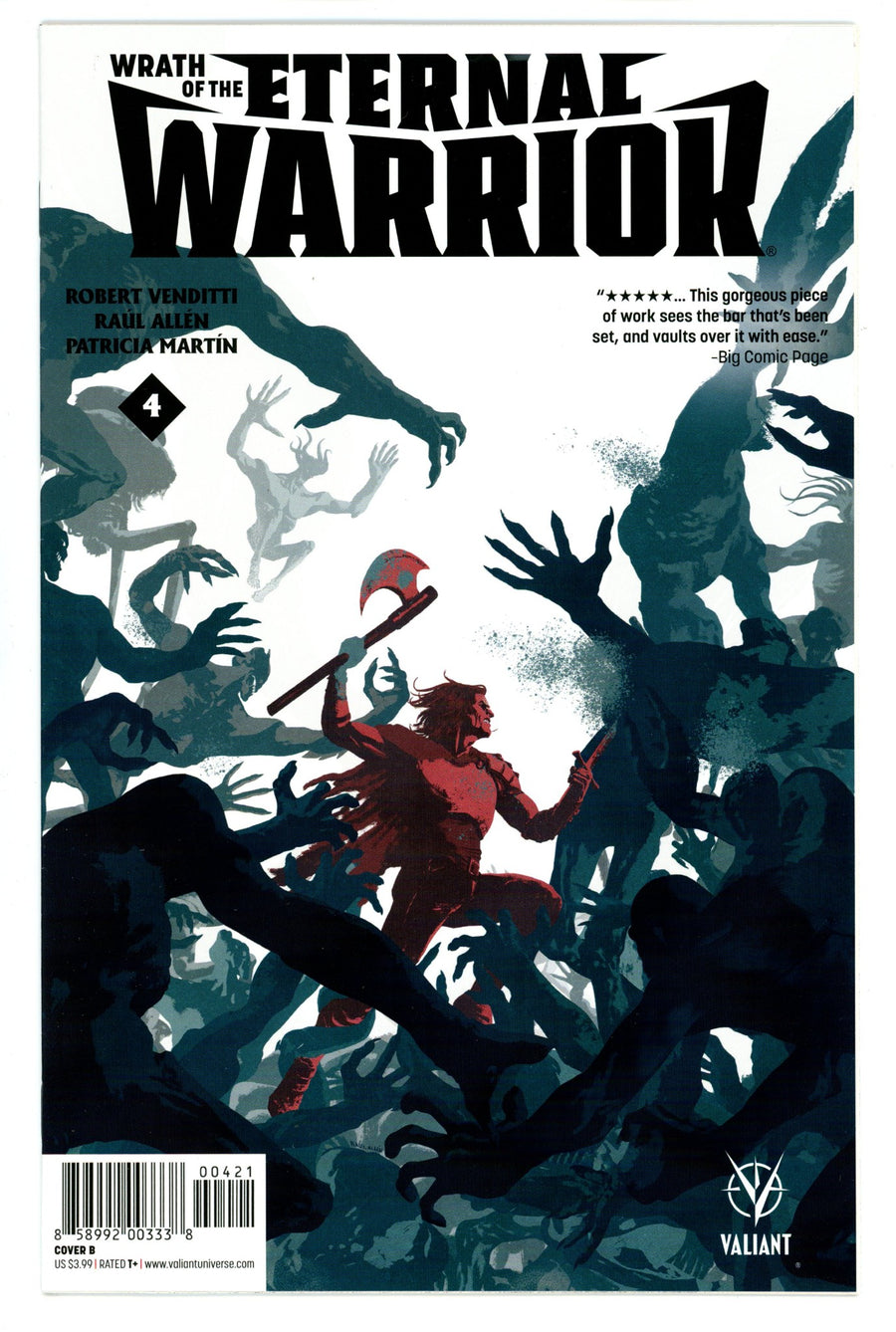 Wrath of the Eternal Warrior 4 High Grade (2016) All√©n Variant 