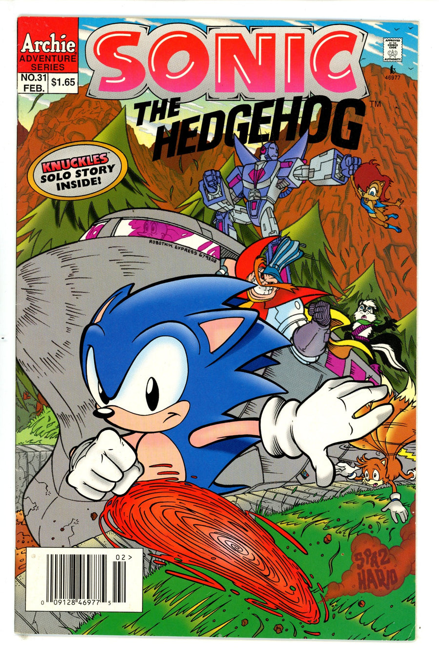 Sonic the Hedgehog Vol 2 31 FN (6.0) (1996) Canadian Price Variant 